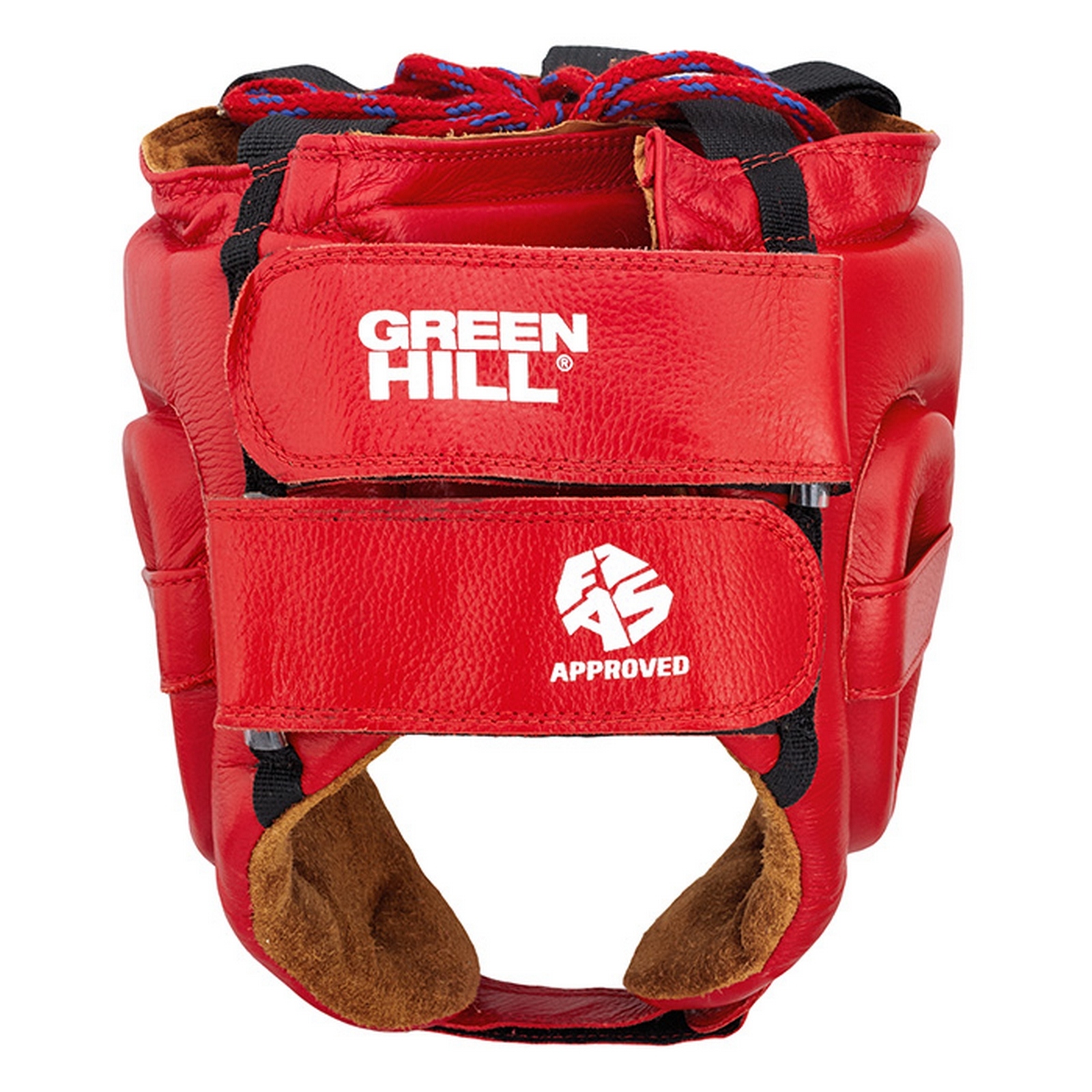 Шлем для самбо Green Hill FIVE STAR FIAS Approved HGF-4013FIAS красный 1600_1600