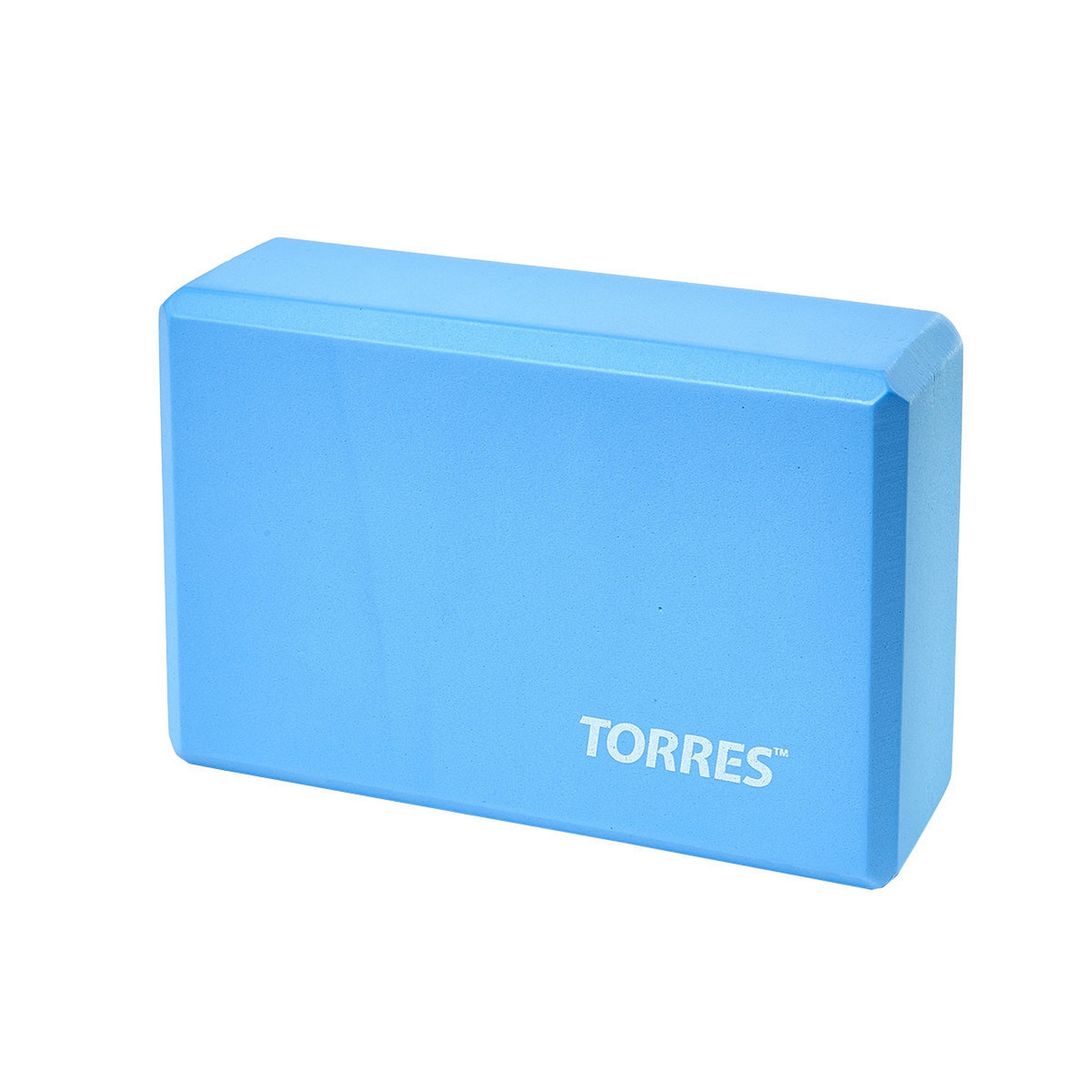 Блок для йоги Torres материал ЭВА, 8x15x23 см YL8005 голубой 2000_2000
