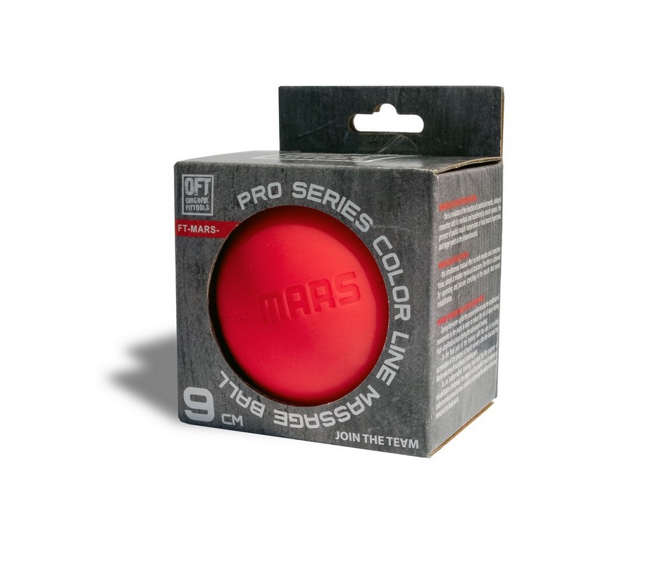 Мяч для МФР d9 см одинарный Original Fit.Tools FT-MARS-RED красный 937_800