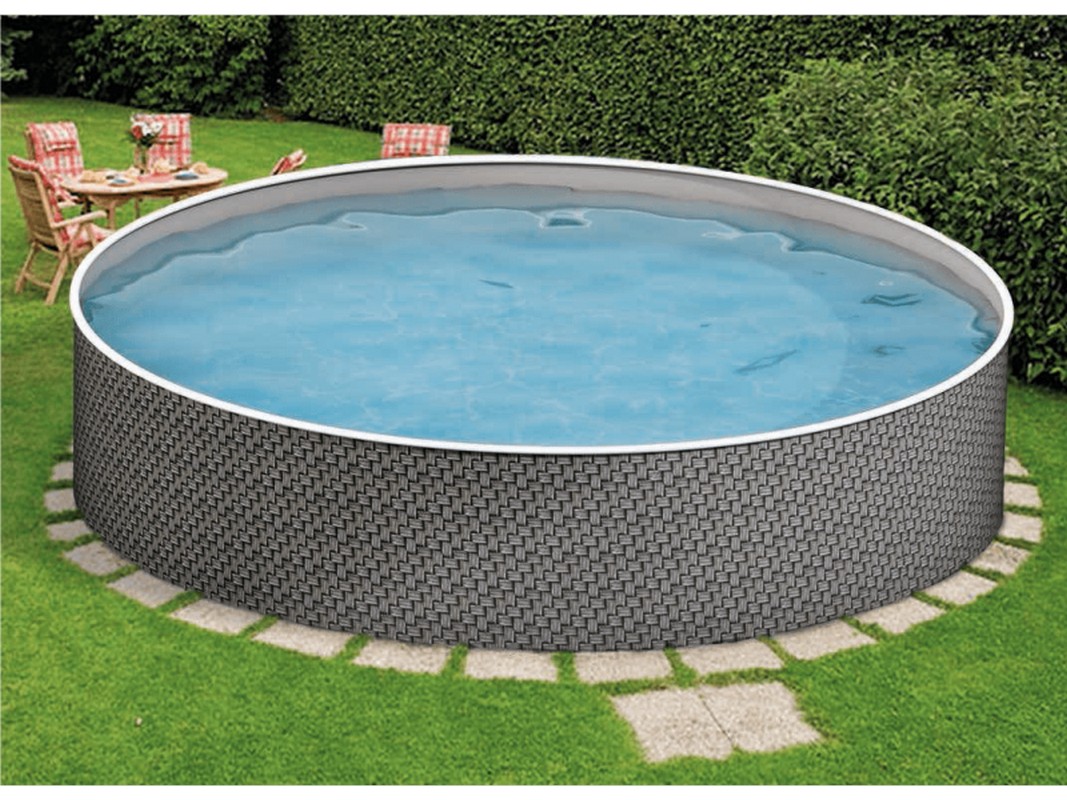 Морозоустойчивый бассейн круглый 500x500x120см Mountfield Azuro (Comfort) Rattan 1067_800