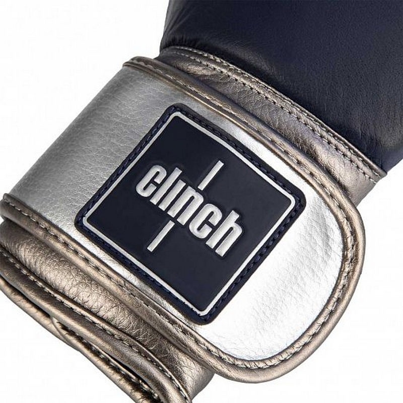 Перчатки боксерские Clinch Prime 2.0 C152 темносине-серебристый 800_800