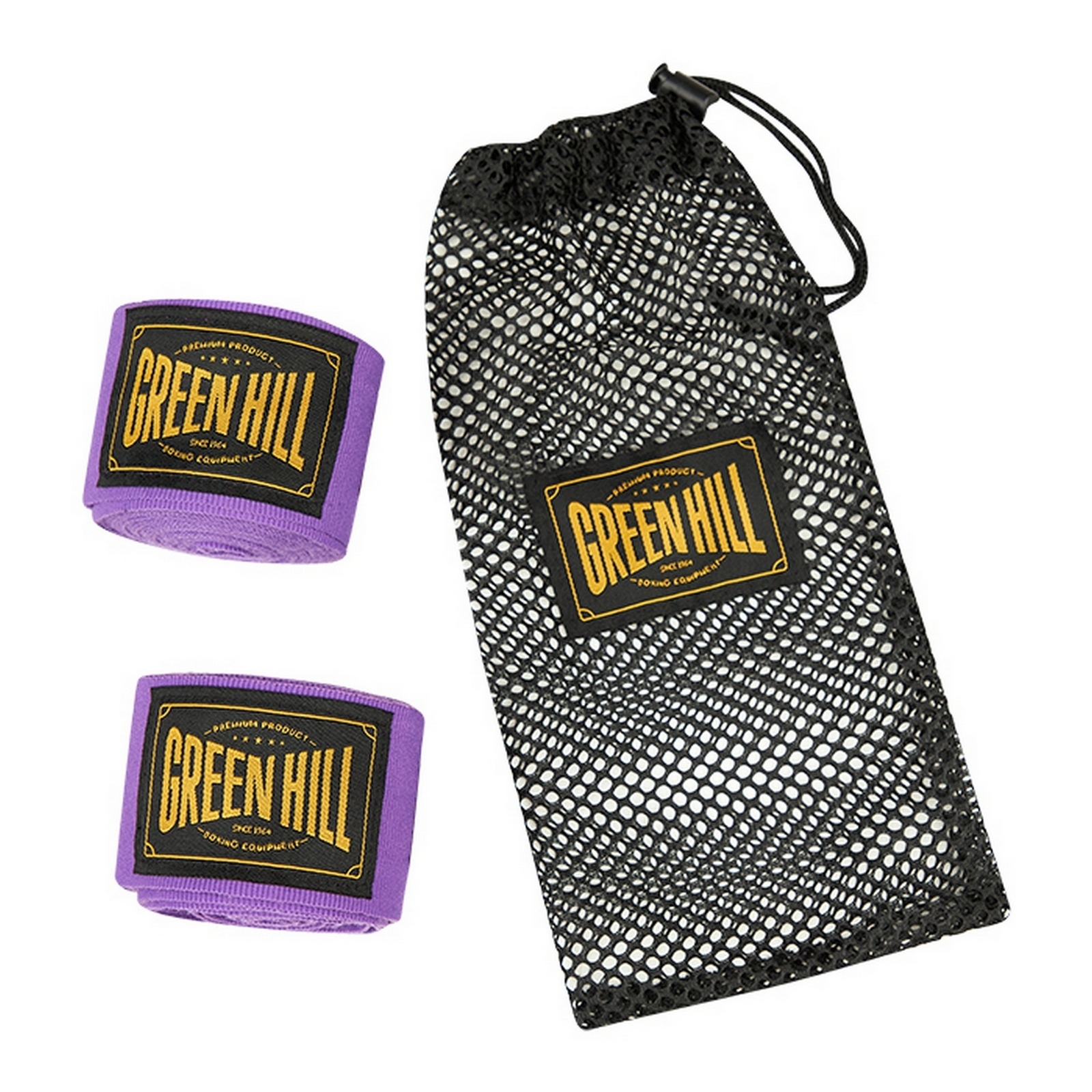Боксерские бинты Green Hill Flexfit THBHW-08 фиолетовый 1600_1600