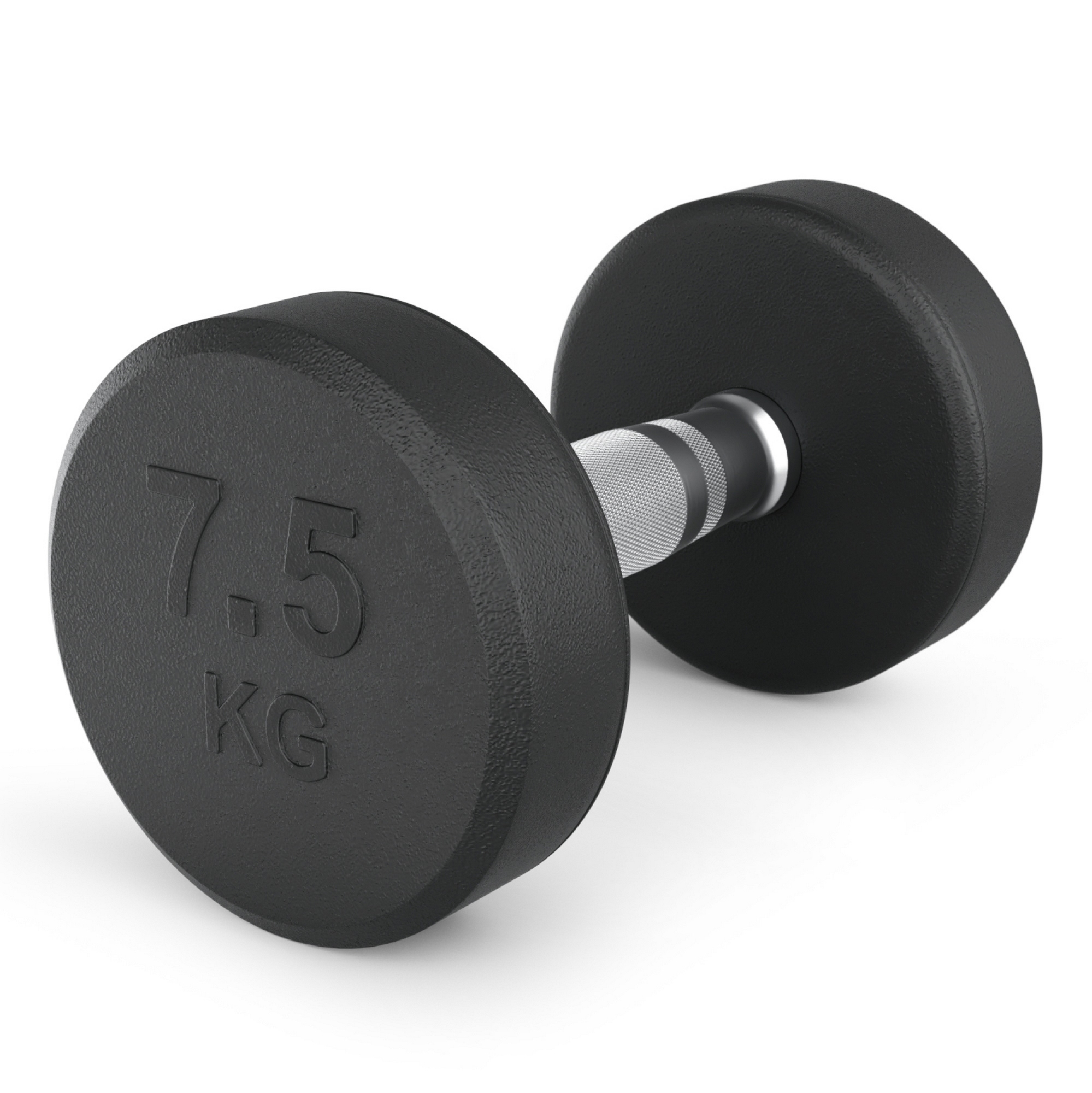 Гантель круглая обрезиненная 7,5 кг UnixFit PRO DBRND7_5PBKx2 2 шт 1999_2000