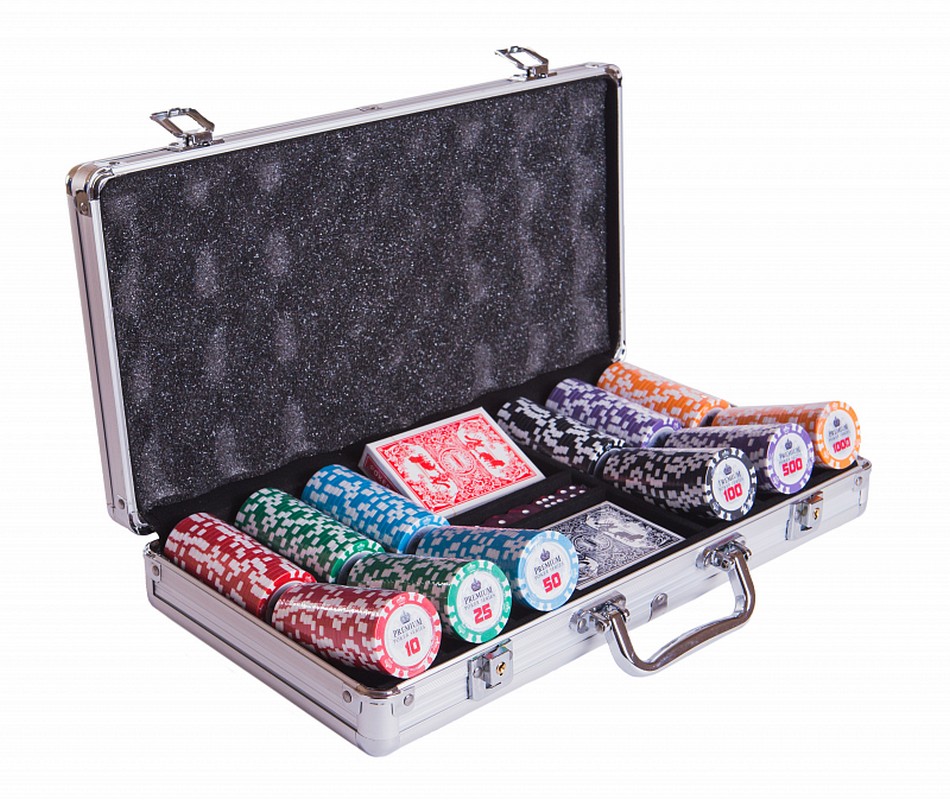 Набор для покера Partida Premium Crown на 300 фишек pcrw300 950_800