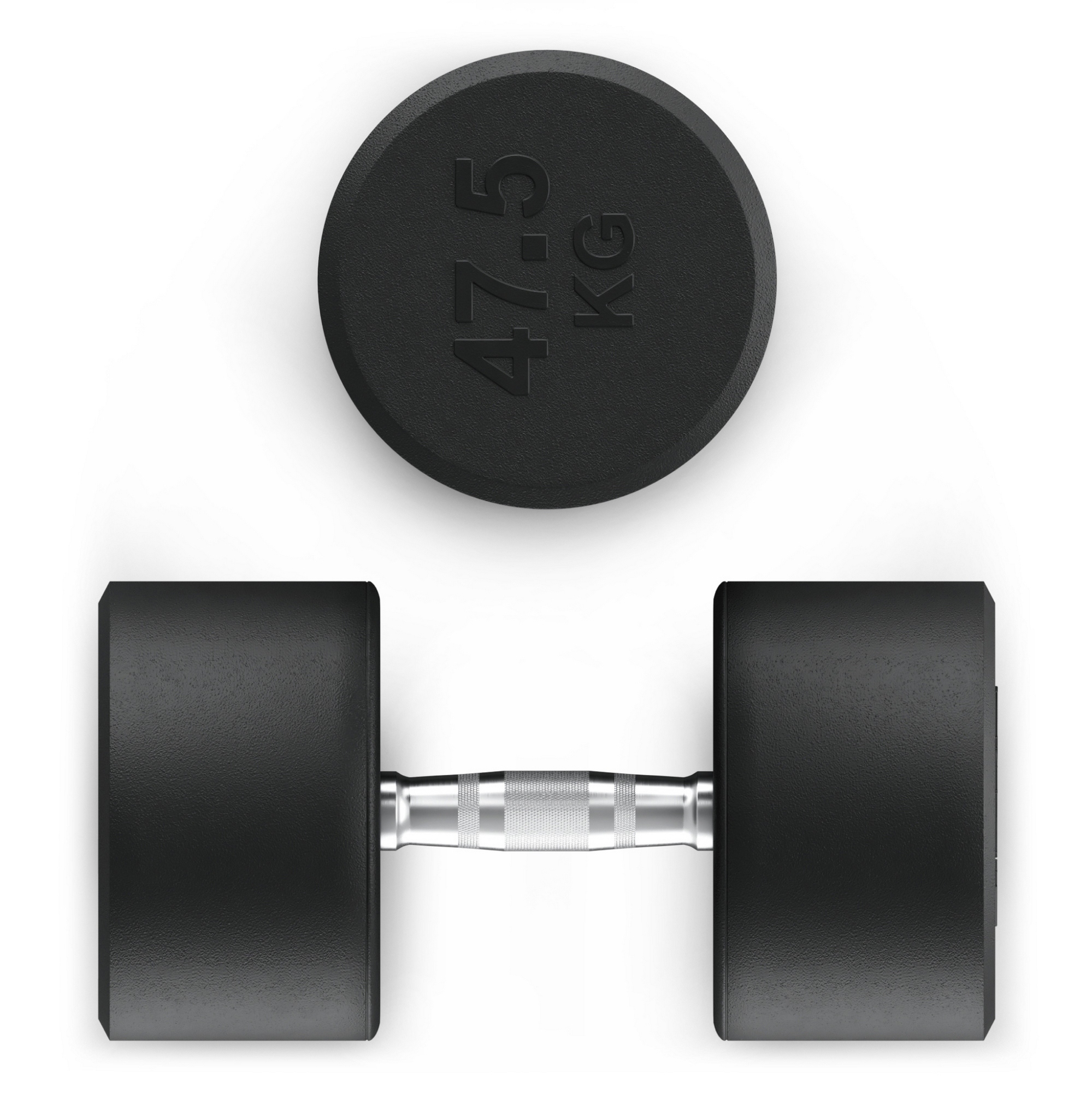 Гантель круглая обрезиненная 47,5 кг UnixFit PRO DBRND47_5PBKx2 2 шт 1999_2000