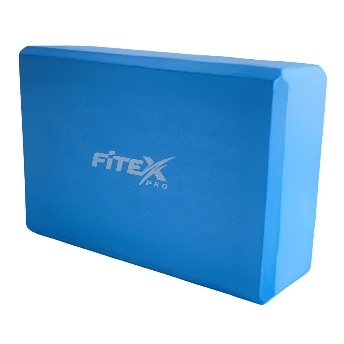 Блок для йоги 23х15х7,6см Fitex Pro FTX-1219 синий 1200_1200