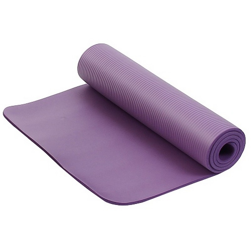Коврик для фитнеса и йоги Larsen NBR 183х61х1,5см фиолетовый 800_800