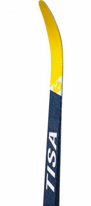 Лыжный комплект Tisa Sport Step Jr. с креплениями синий\желтый 353_800