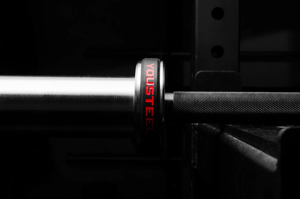 Гриф YouSteel Training Bar XF-15, 15кг, длина 2010мм, D25мм, bushing, черный оксид + хром 981_650
