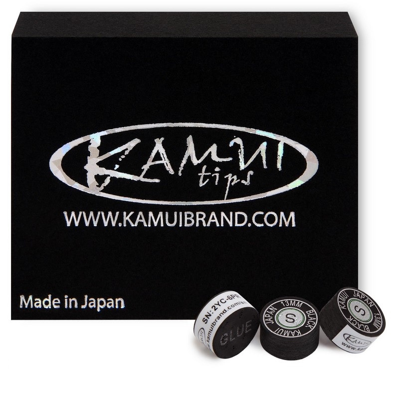 Наклейка для кия Kamui Black d13мм Soft 1шт 03102 800_800