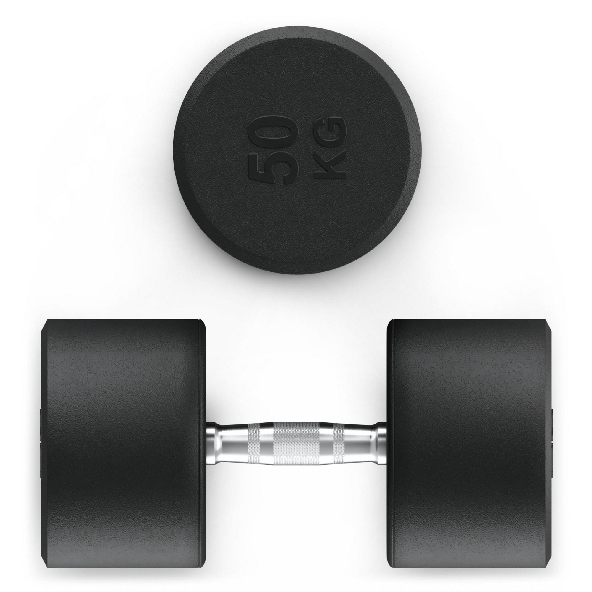 Гантель круглая обрезиненная 50 кг UnixFit PRO DBRND50PBKx2 2 шт 1999_2000