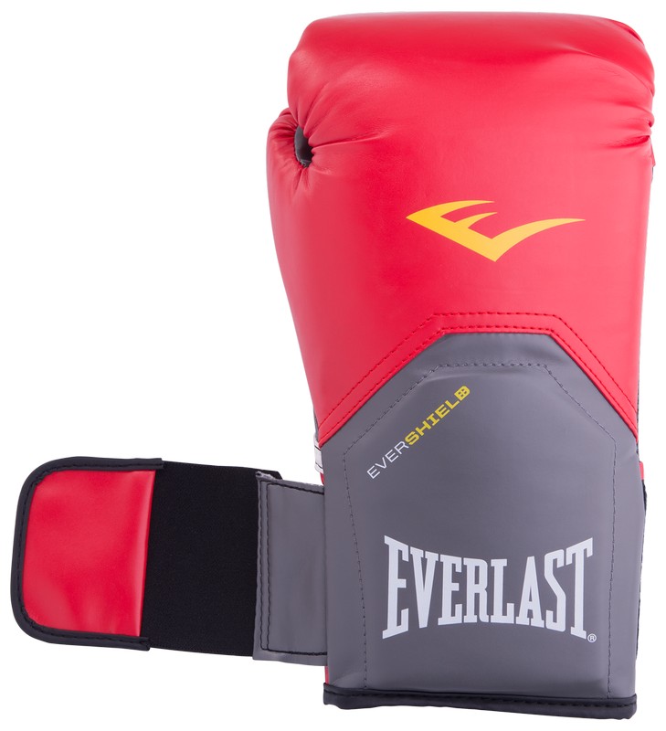 Перчатки боксерские Everlast Pro Style Elite 2114E, 14oz, к/з, красный 729_800