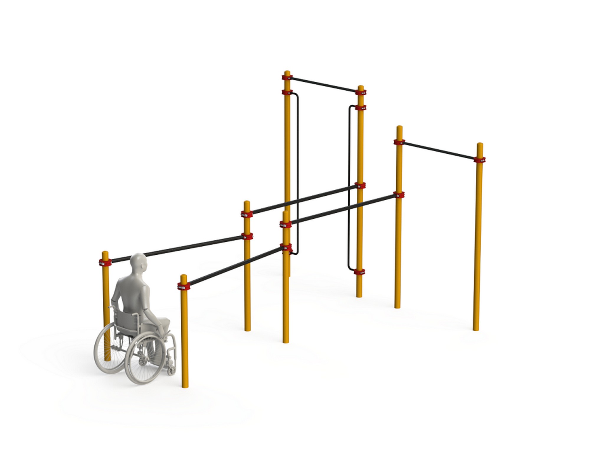 Спортивный комплекс для инвалидов-колясочников Spektr Sport WRK-D19_76mm 2000_1600
