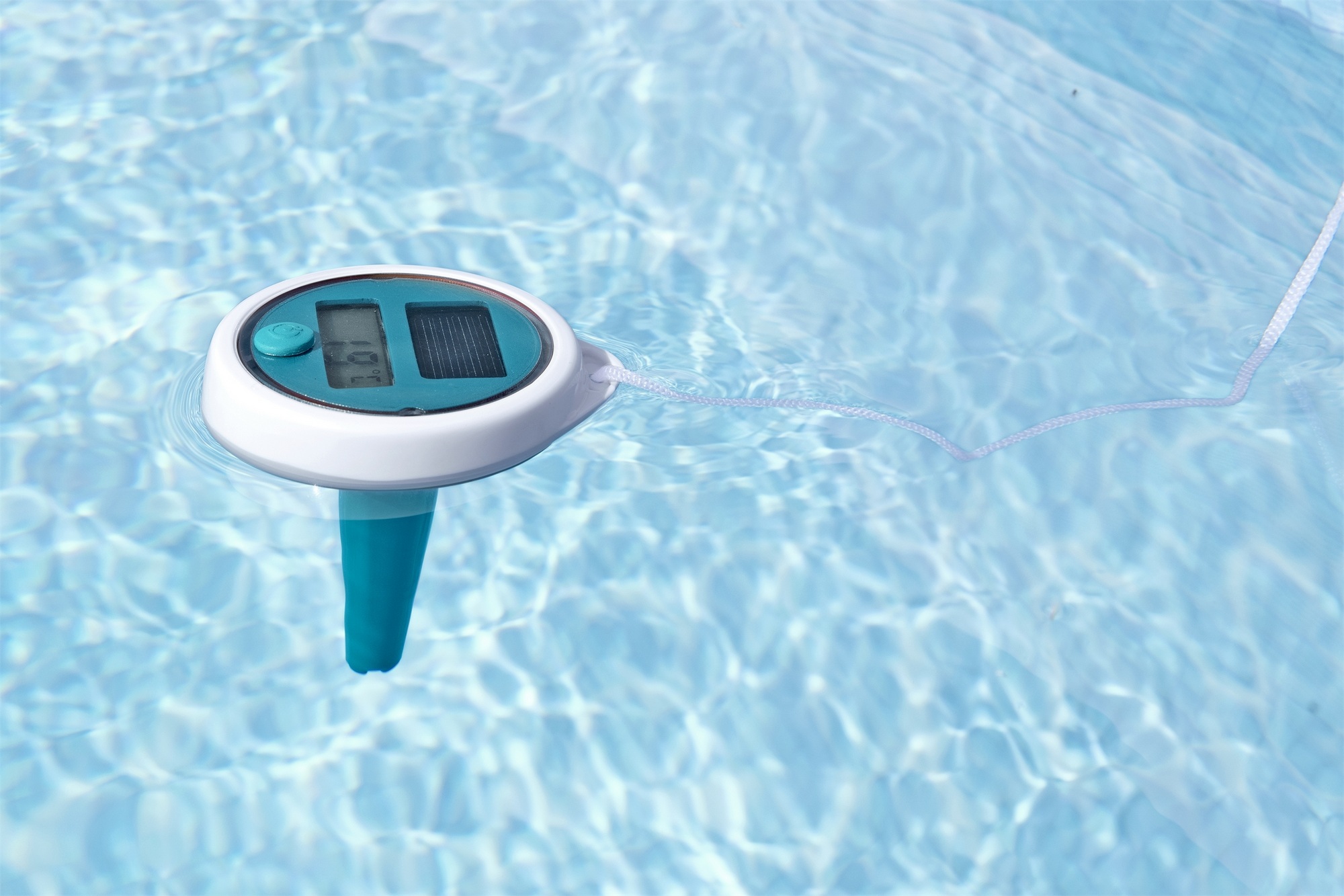 Термометр, цифровой на солнечных батареях, для измерения температуры воды в бассейне Bestway 58764 2000_1333