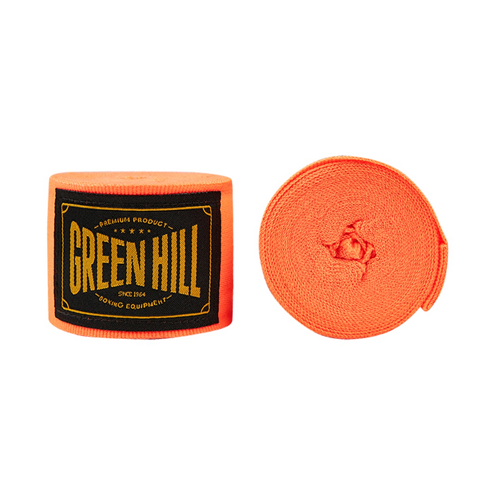 Боксерские бинты Green Hill Flexfit THBHW-09 оранжевый 1600_1600