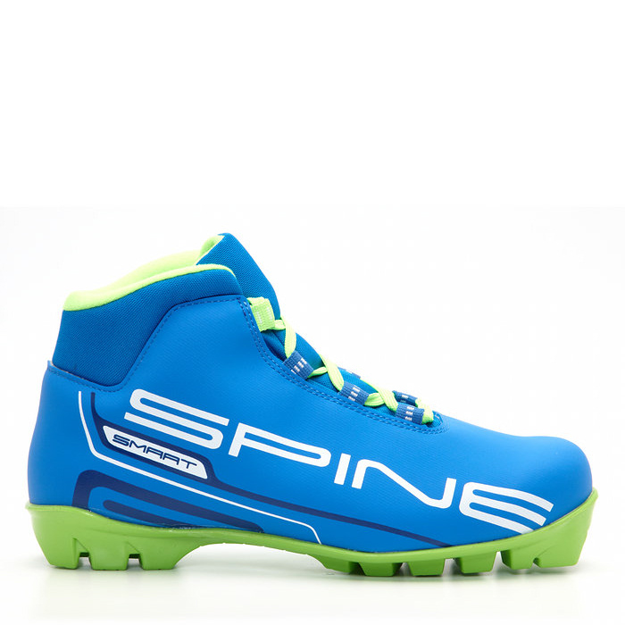 Лыжные ботинки NNN Spine Smart 357/2-22 синий\зеленый 700_700