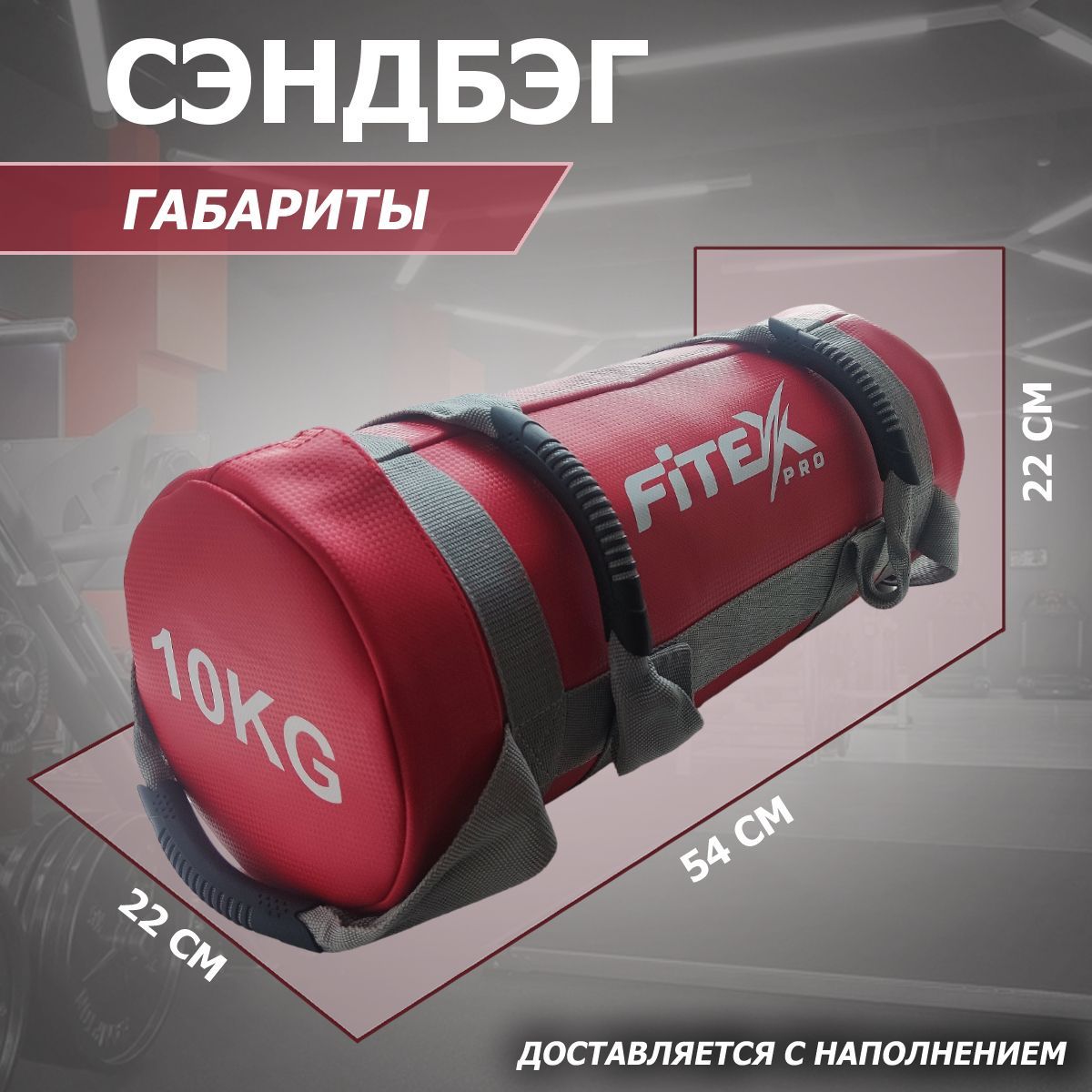 Сэндбэг 10кг Fitex Pro FTX-1650-10 1200_1200