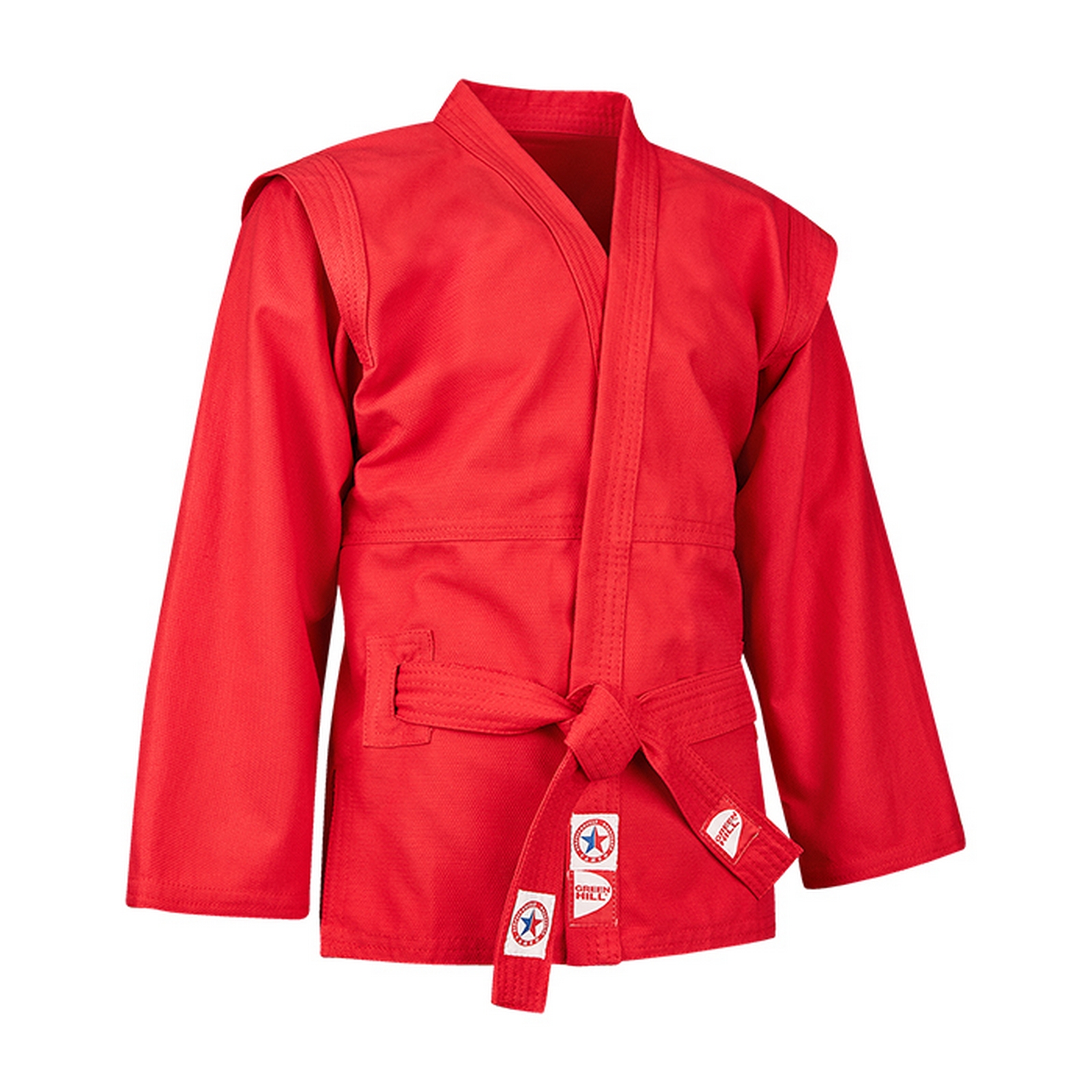 Куртка САМБО JUNIOR Green Hill SSJ-10369 красный 1600_1600