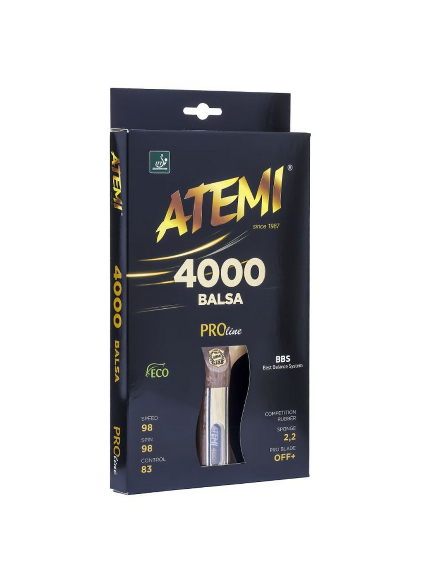 Ракетка для настольного тенниса Atemi PRO 4000 AN 1500_2000
