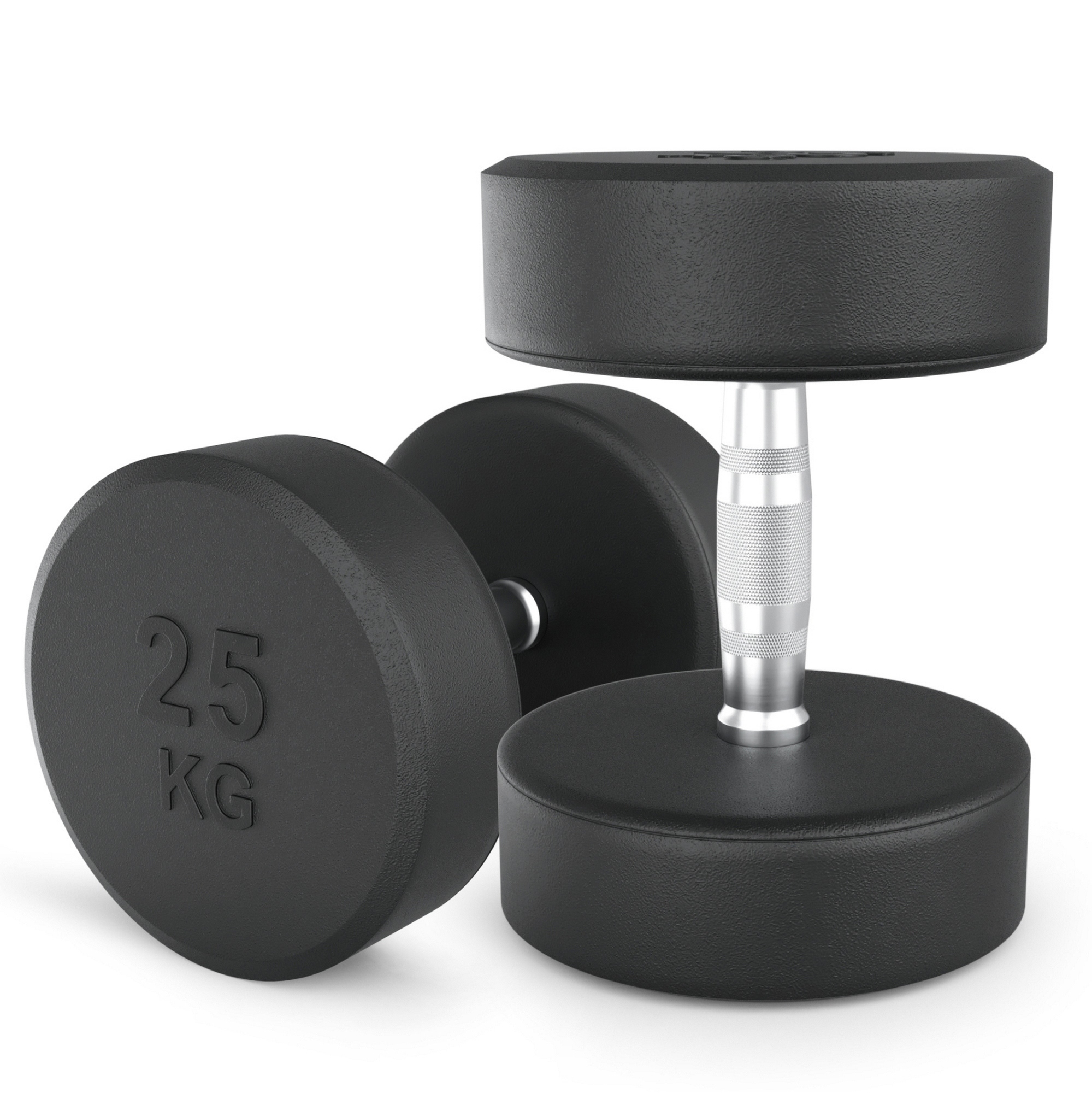 Гантель круглая обрезиненная 25 кг UnixFit PRO DBRND25PBKx2 2 шт 1999_2000