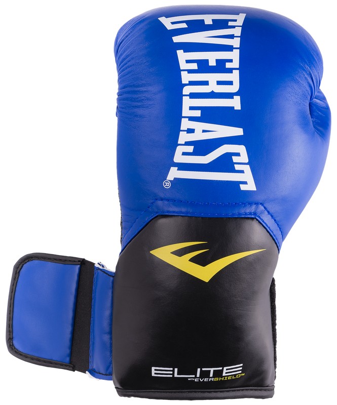 Перчатки боксерские Everlast Elite ProStyle P00001241, 8oz, к/з, синий 665_800