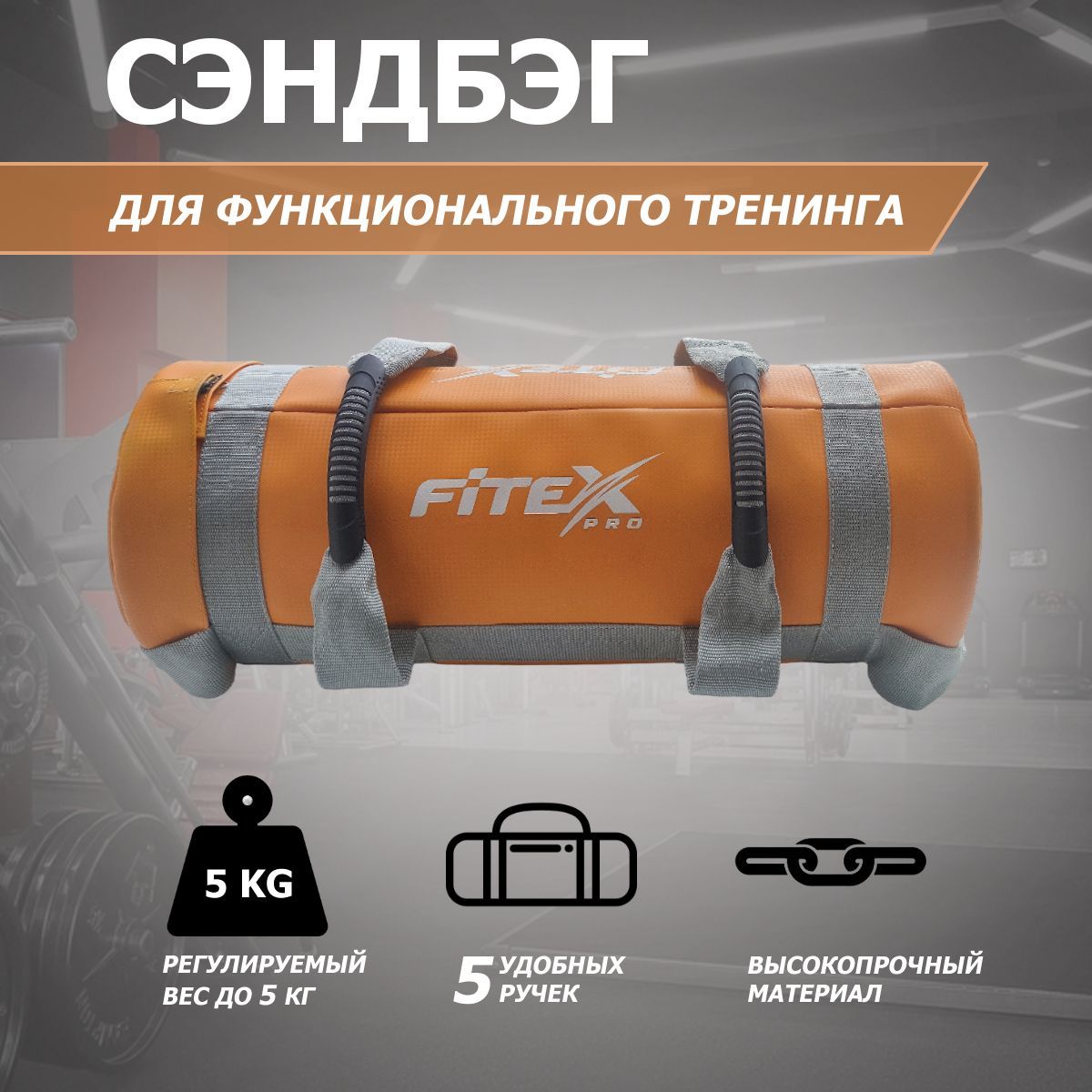 Сэндбэг 5кг Fitex Pro FTX-1650-5 1200_1200