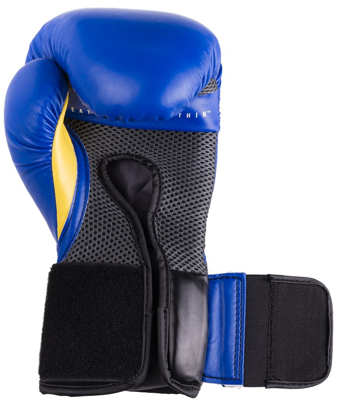 Перчатки боксерские Everlast Elite ProStyle P00001205, 14oz, к/з, синий 665_800