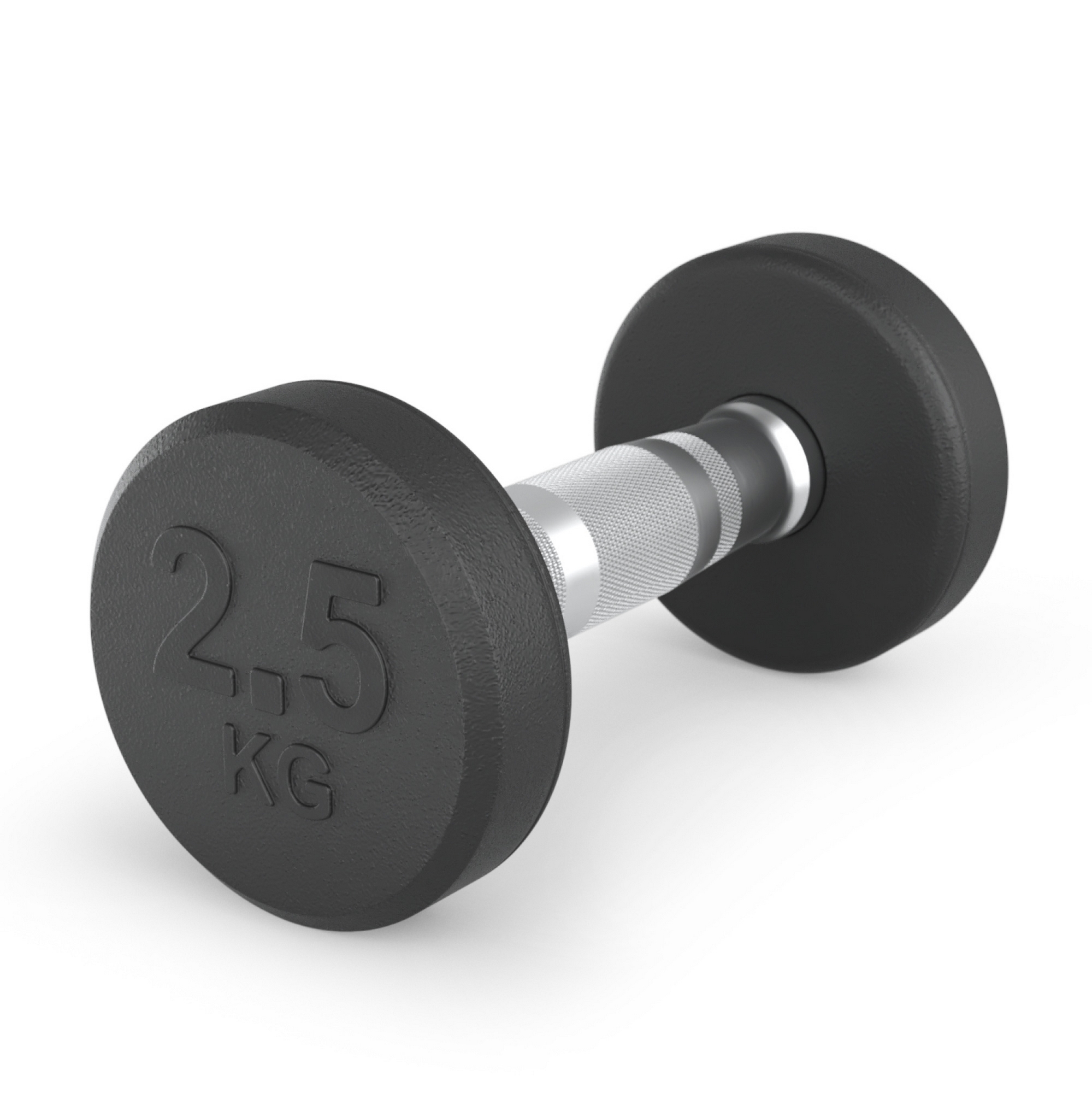 Гантель круглая обрезиненная 2,5 кг UnixFit PRO DBRND2_5PBKx2 2 шт 1999_2000