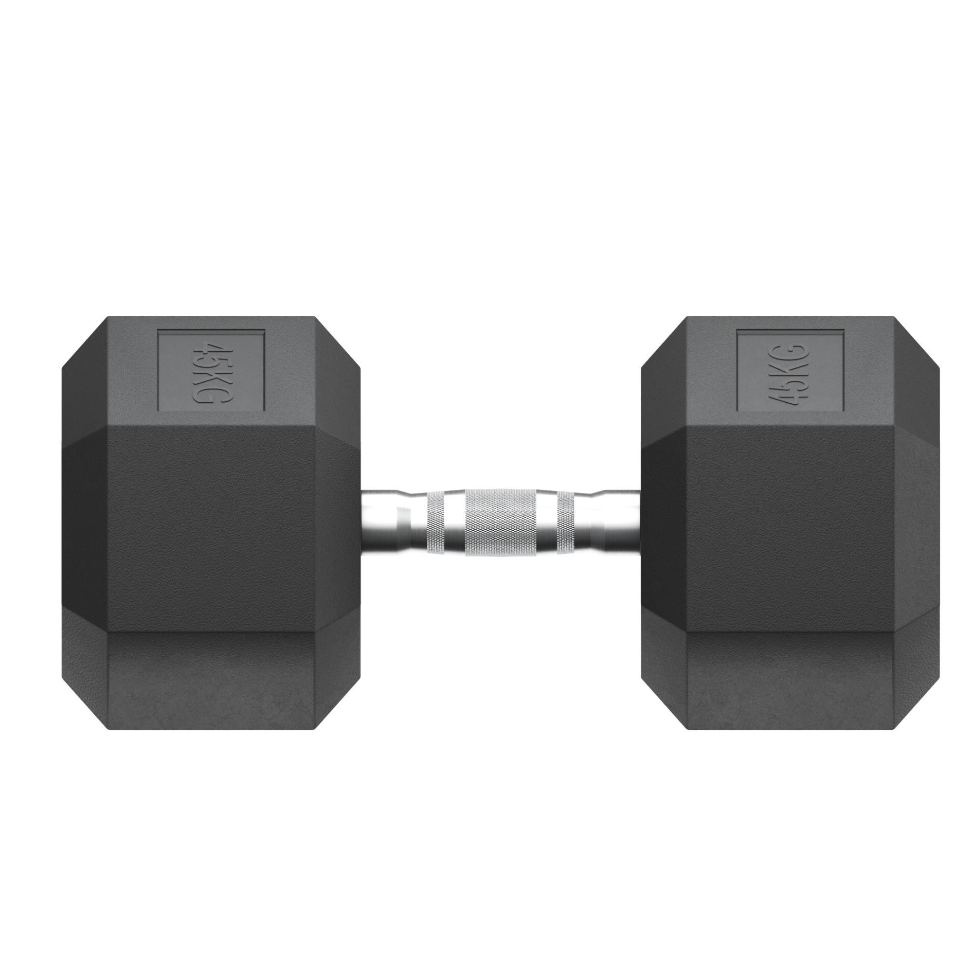 Гантель гексагональная обрезиненная 45 кг UnixFit DBHEX45x2 2 шт 2000_2000