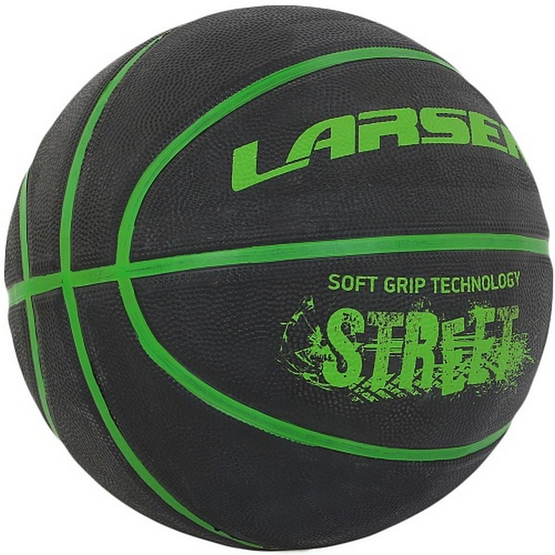 Мяч баскетбольный Larsen Street Lime р.7 800_800