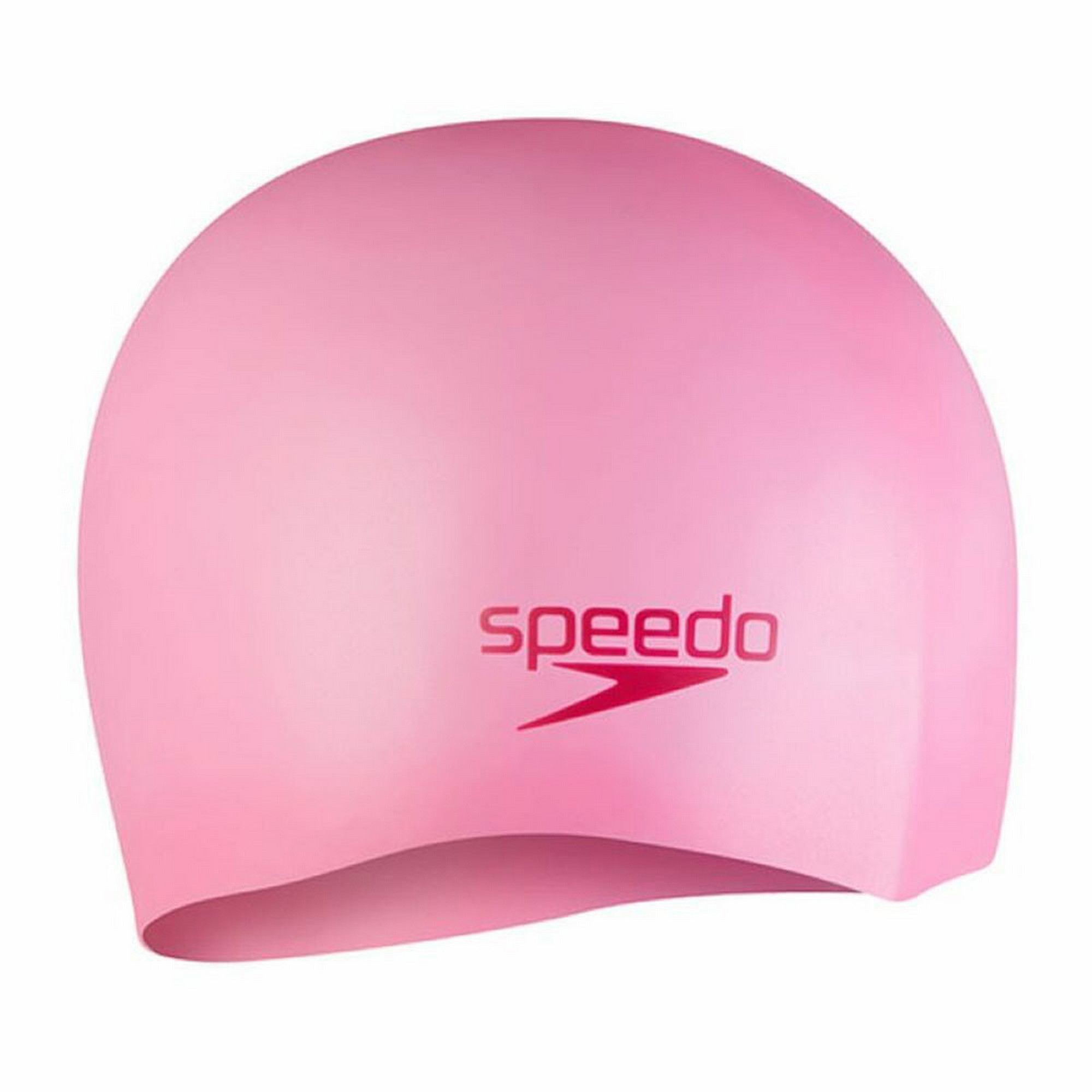Шапочка для плавания детская Speedo Plain Moulded Silicone Cap Jr 8-7099015964 розовый 2000_2000
