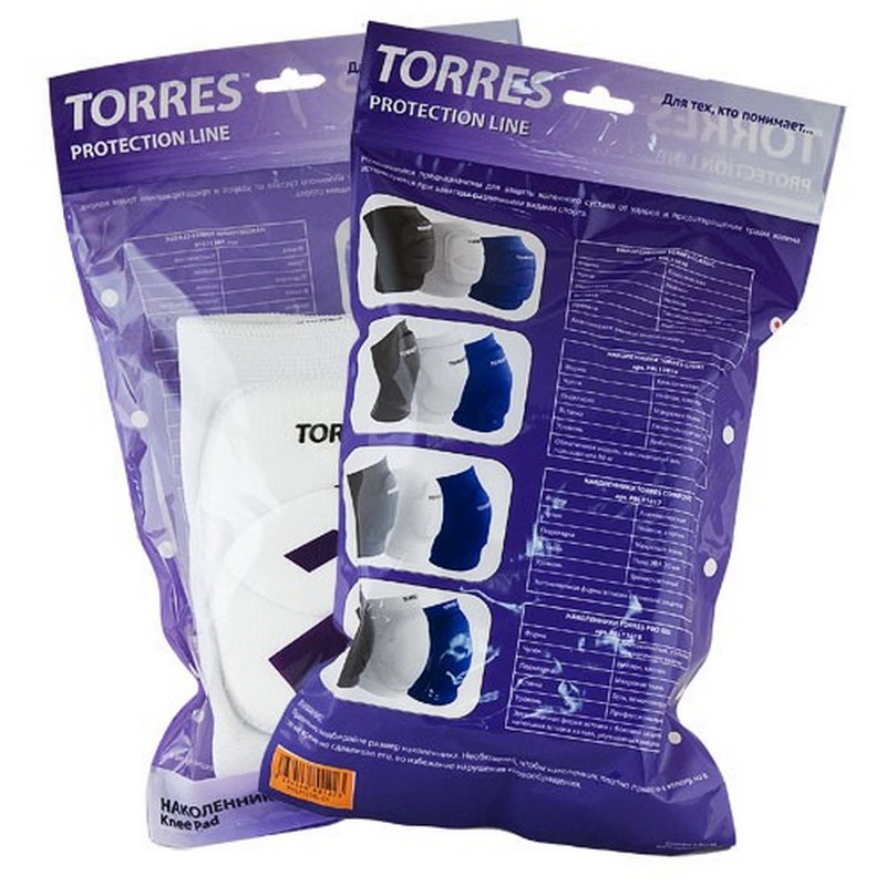Наколенники спортивные Torres Comfort синий 800_800