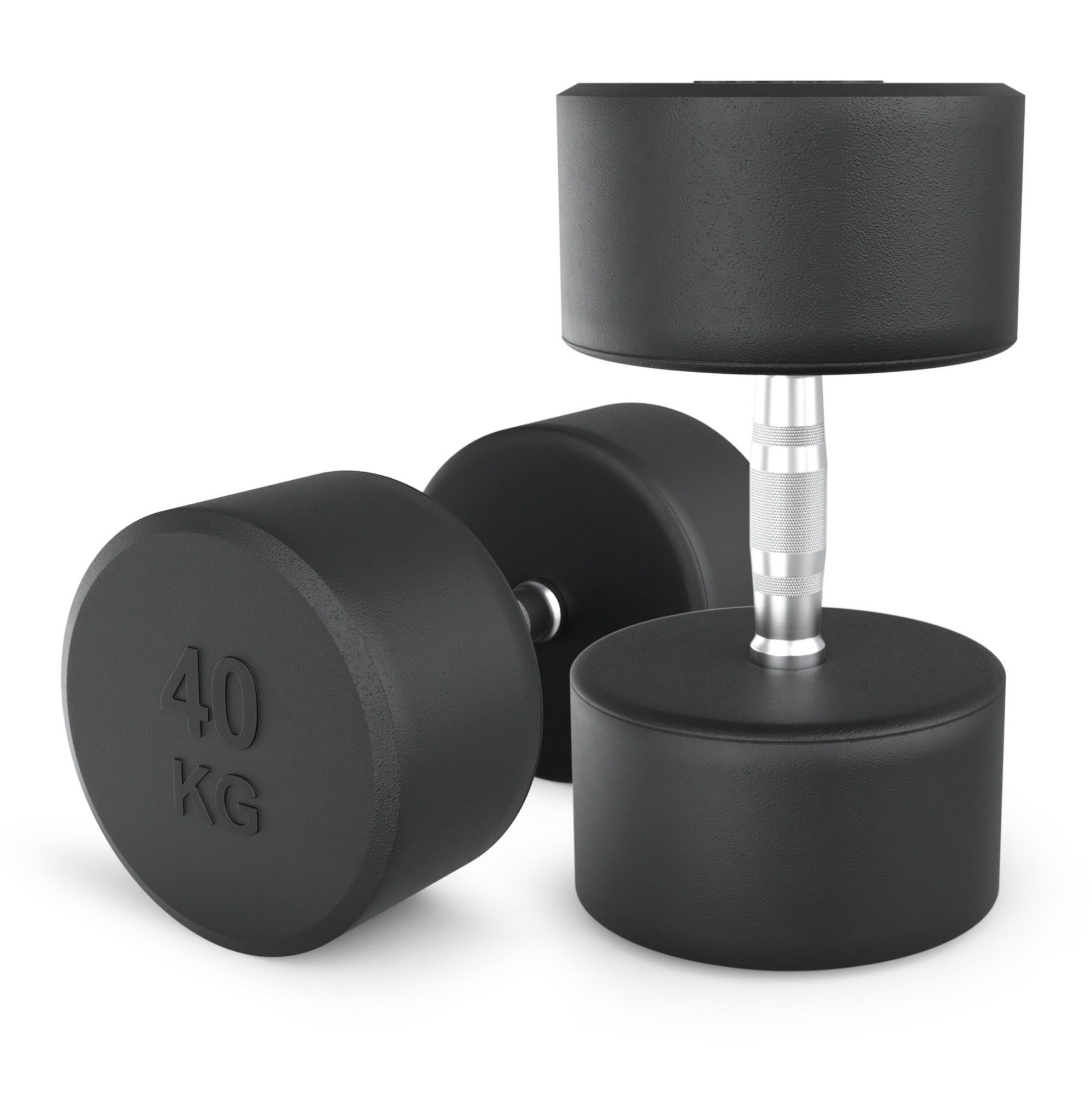 Гантель круглая обрезиненная 40 кг UnixFit PRO DBRND40PBKx2 2 шт 1999_2000
