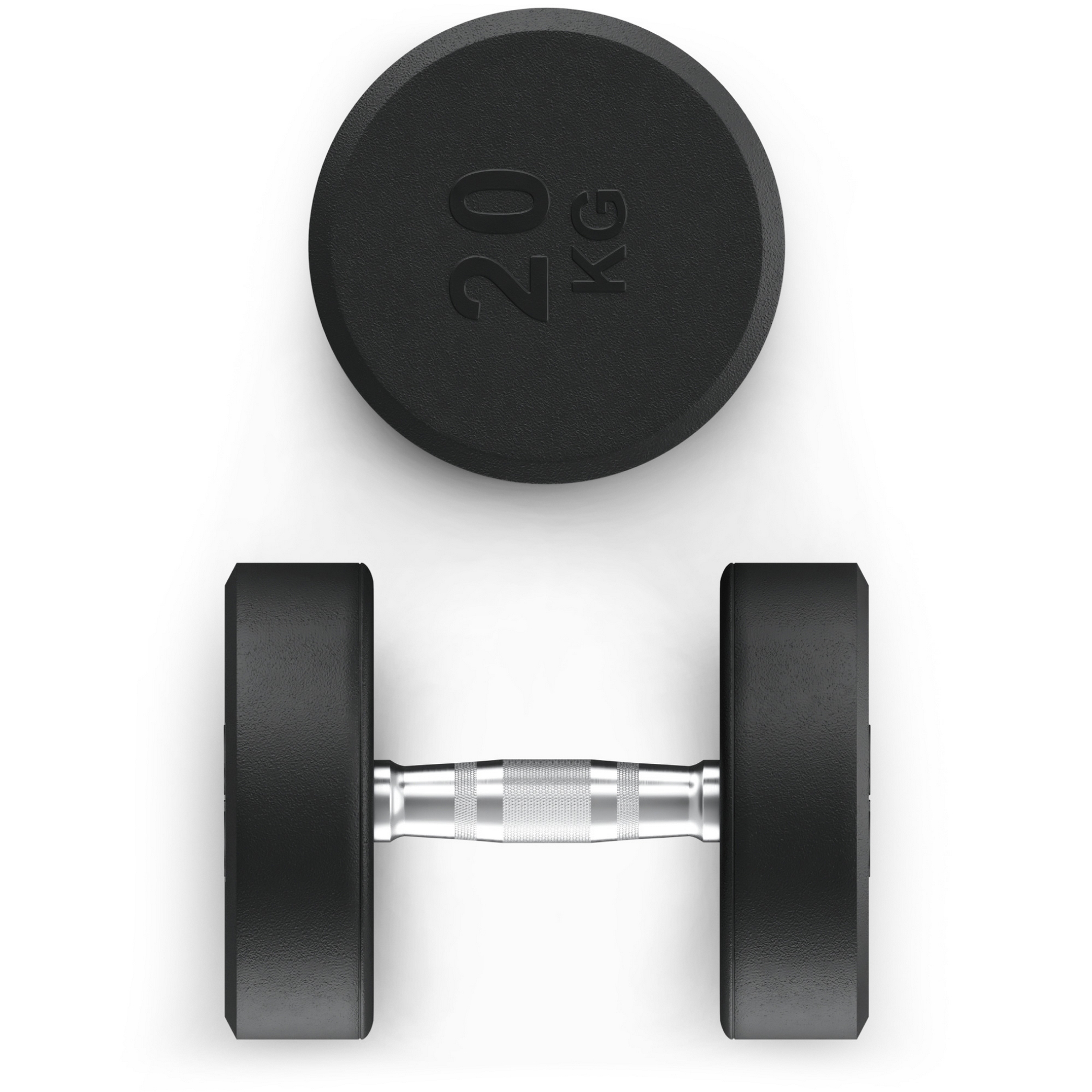 Гантель круглая обрезиненная 20 кг UnixFit PRO DBRND20PBKx2 2 шт 1999_2000