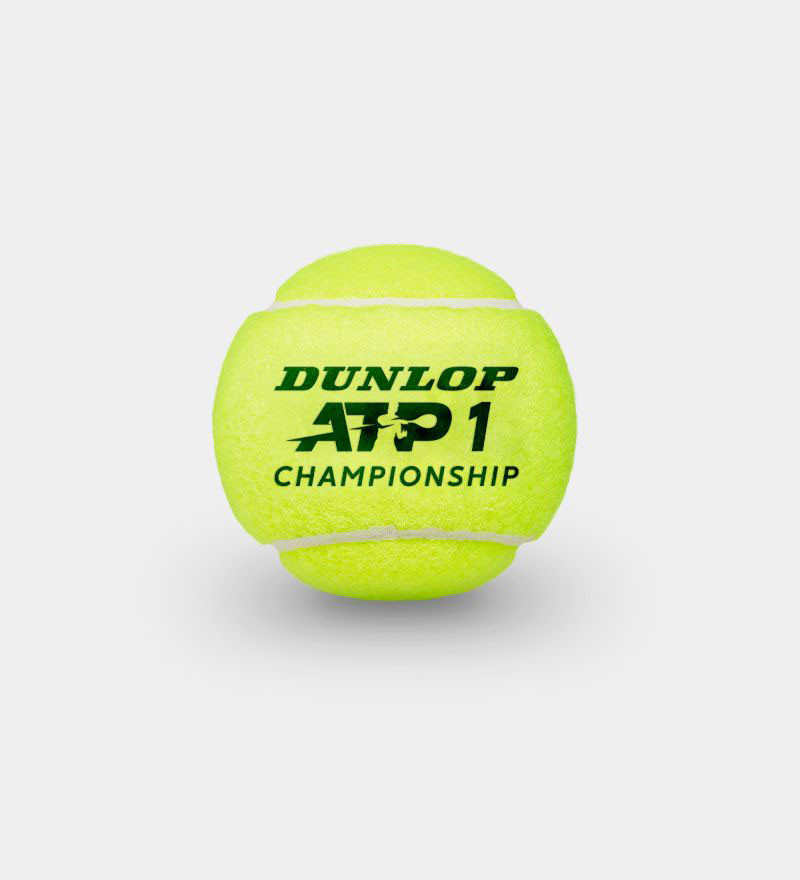 Мяч теннисный Dunlop ATP Championship 3B, 601332, уп.3ш, одобр. ITF, нат.резина,фетр. 800_880