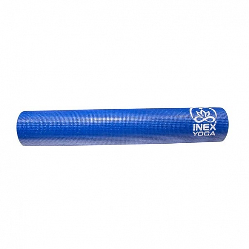 Коврик для йоги Inex Yoga Mat IN\RP-YM35\BL-35-RP, 170x60x0,35, синий 513_513