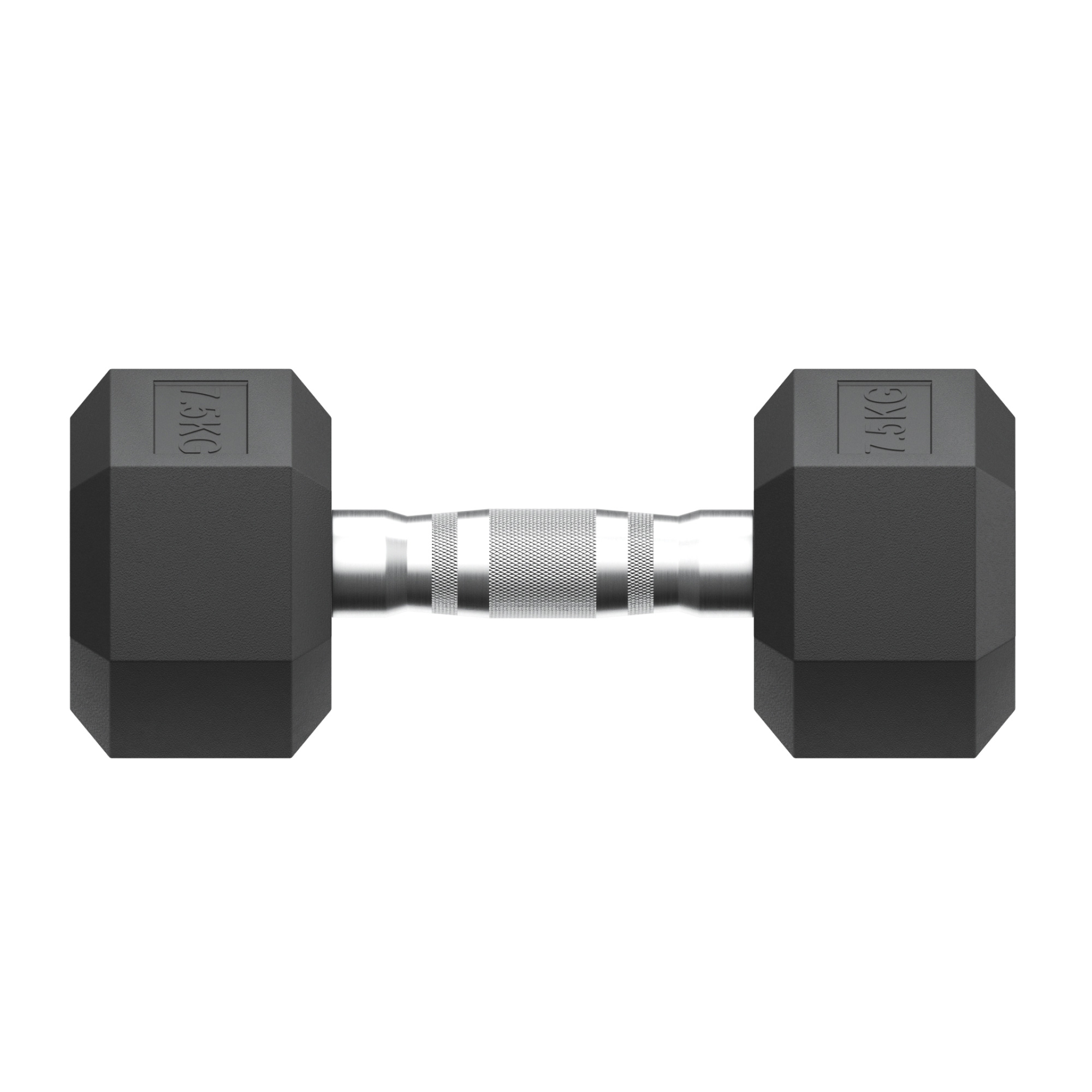 Гантель гексагональная обрезиненная 7,5 кг UnixFit DBHEX7_5x2 2 шт 2000_2000