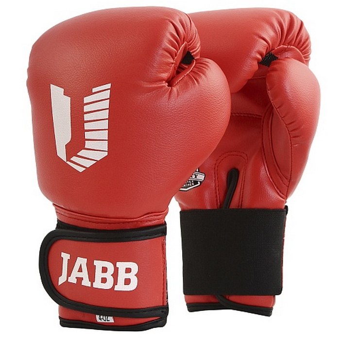 Боксерские перчатки Jabb JE-2021A/Basic Jr 21A красный 6oz 700_700