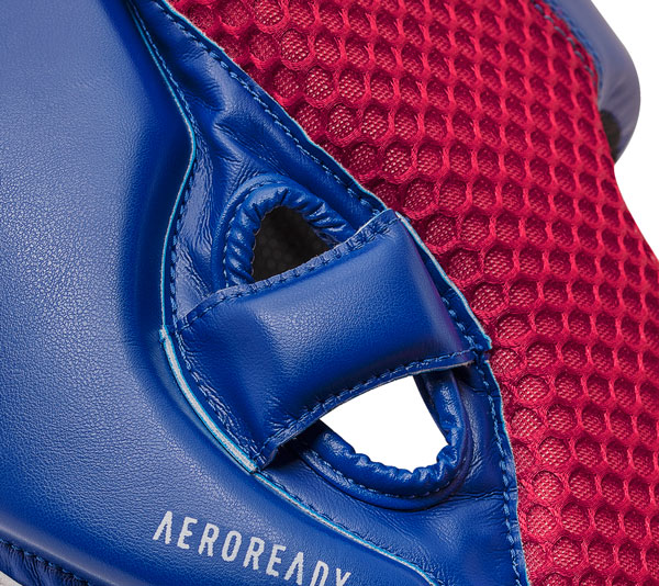 Шлем боксерский Adidas Hybrid 150 Headgear adiH150HG сине-красный 600_534