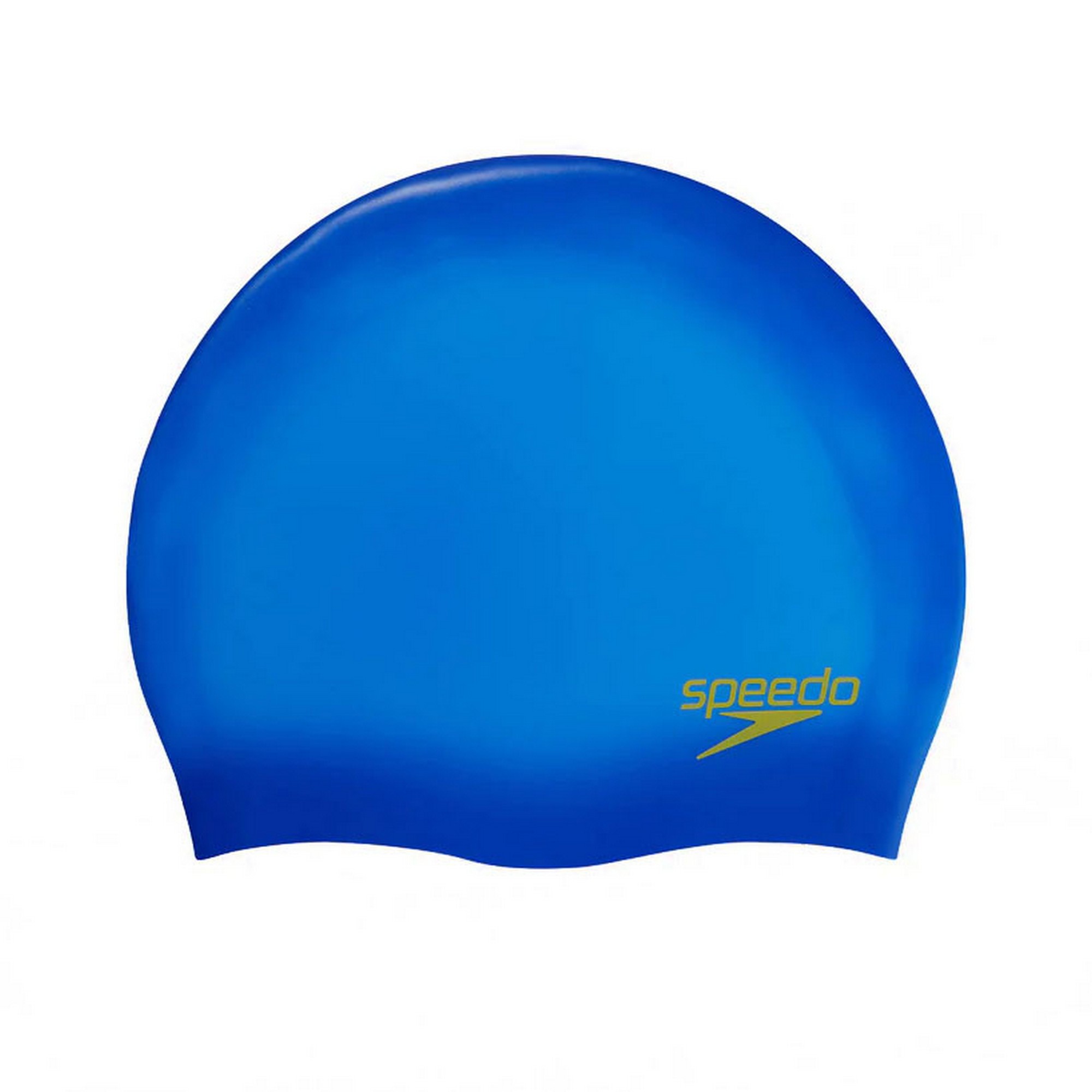 Шапочка для плавания детская Speedo Plain Moulded Silicone Cap Jr 8-7099015965 синий 2000_2000
