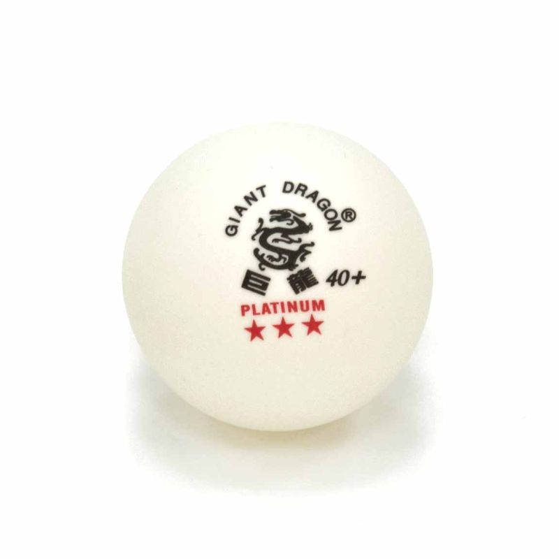 Мячи Giant Dragon Training Platinum 3* New белый (6шт, в блистере) 800_800