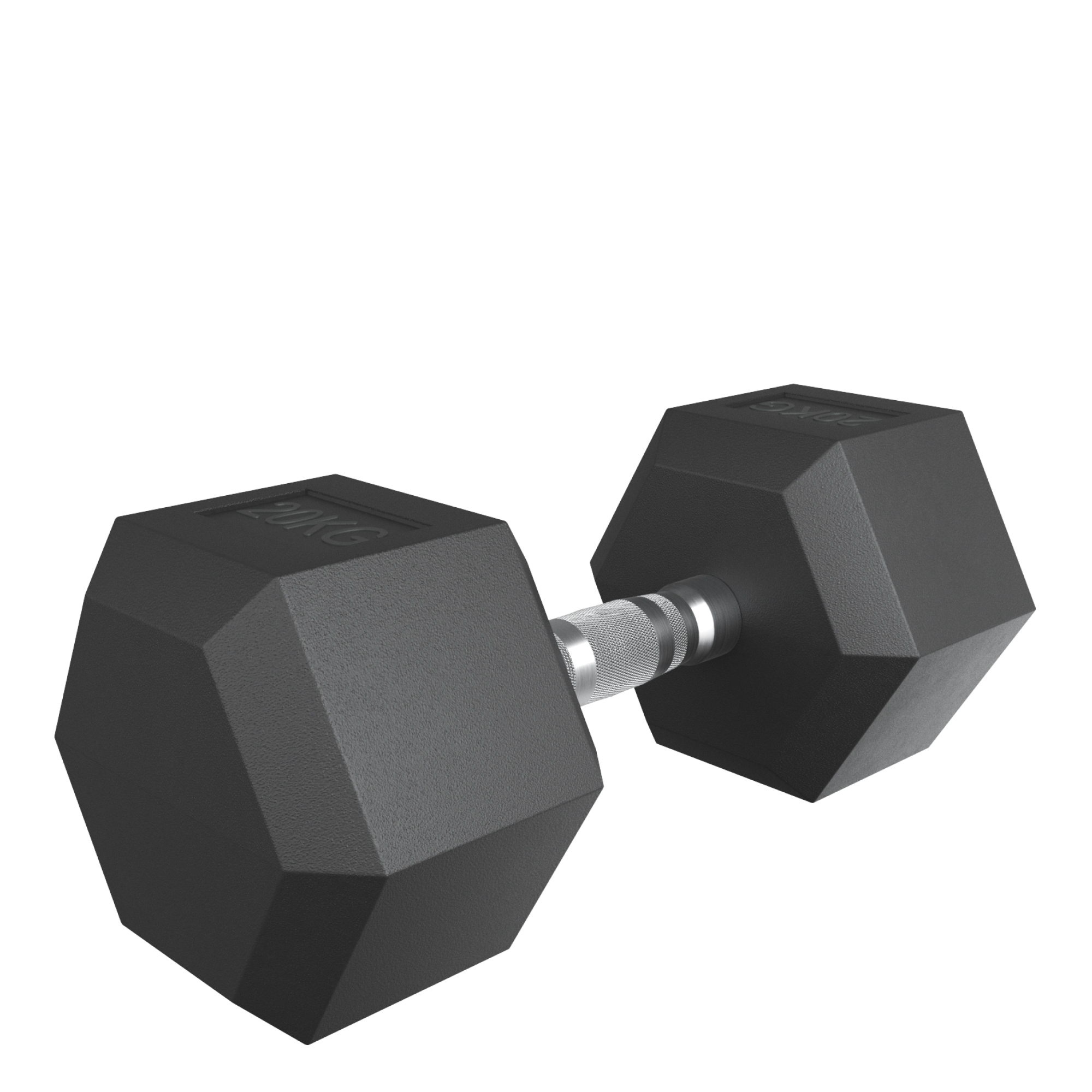 Гантель гексагональная обрезиненная 20 кг UnixFit DBHEX20x2 2 шт 2000_2000