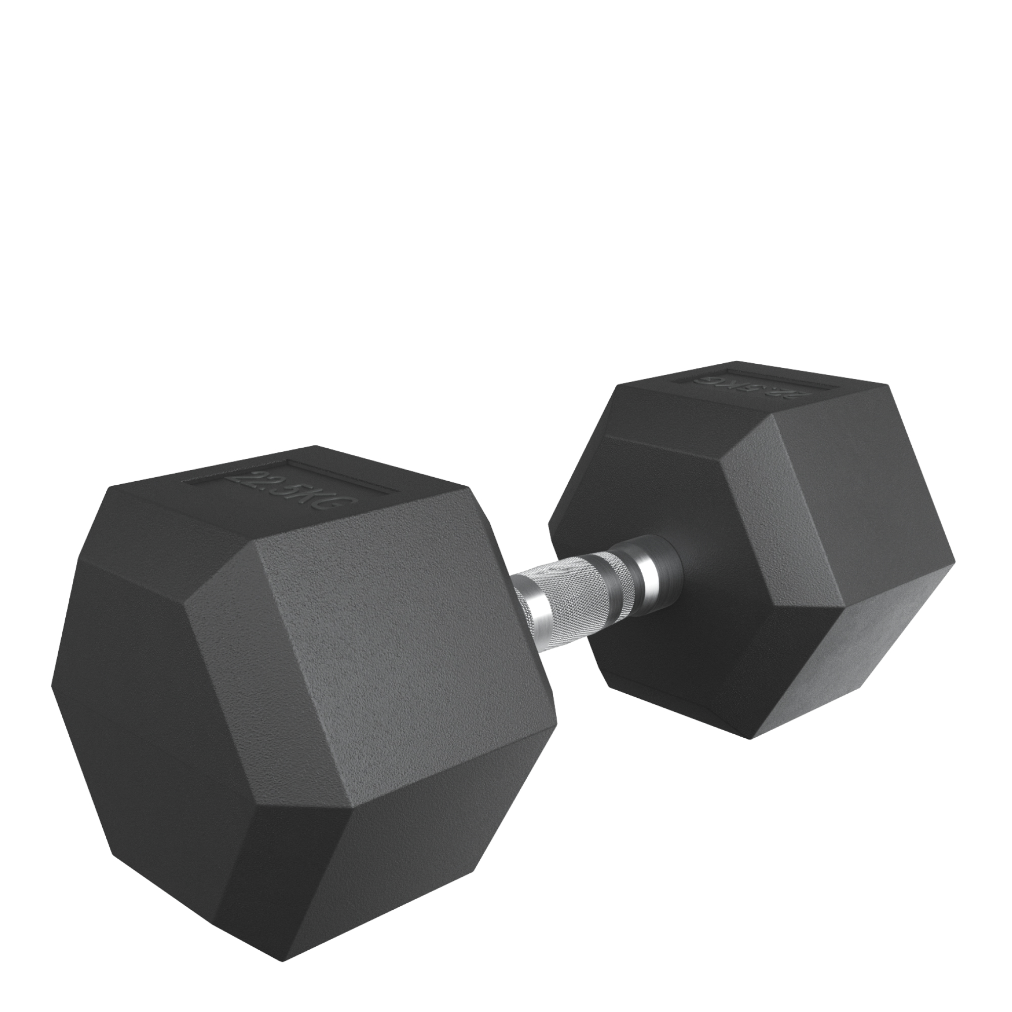 Гантель гексагональная обрезиненная 22,5 кг UnixFit DBHEX22_5x2 2 шт 2000_2000