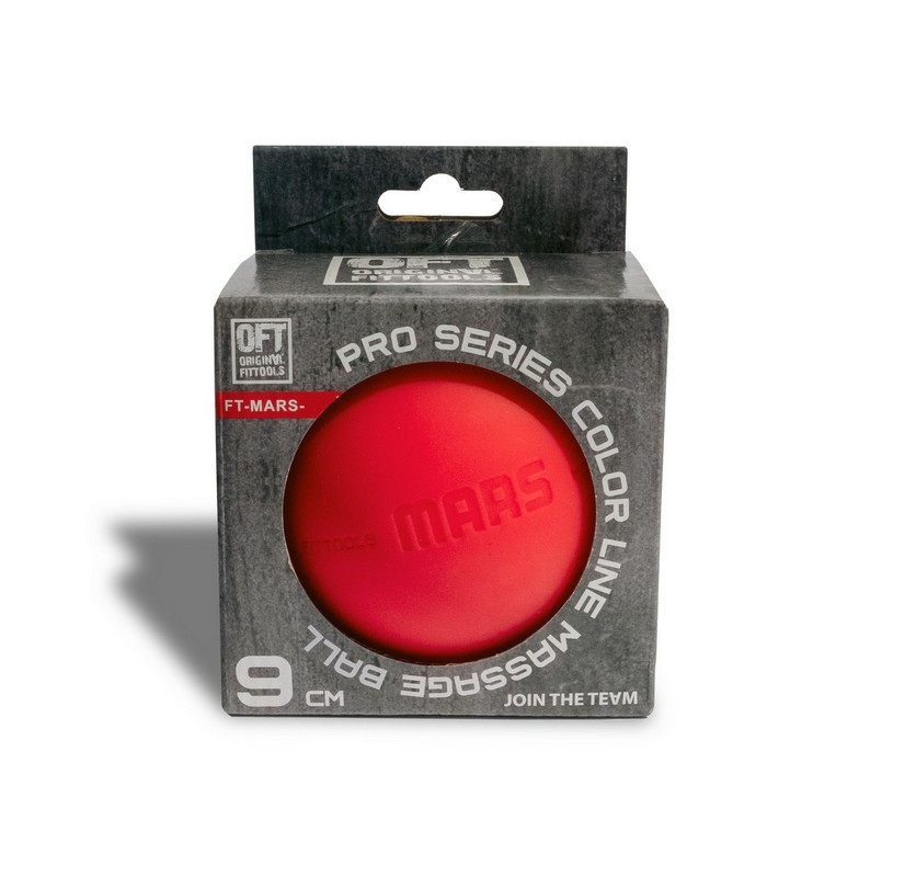 Мяч для МФР d9 см одинарный Original Fit.Tools FT-MARS-RED красный 836_800