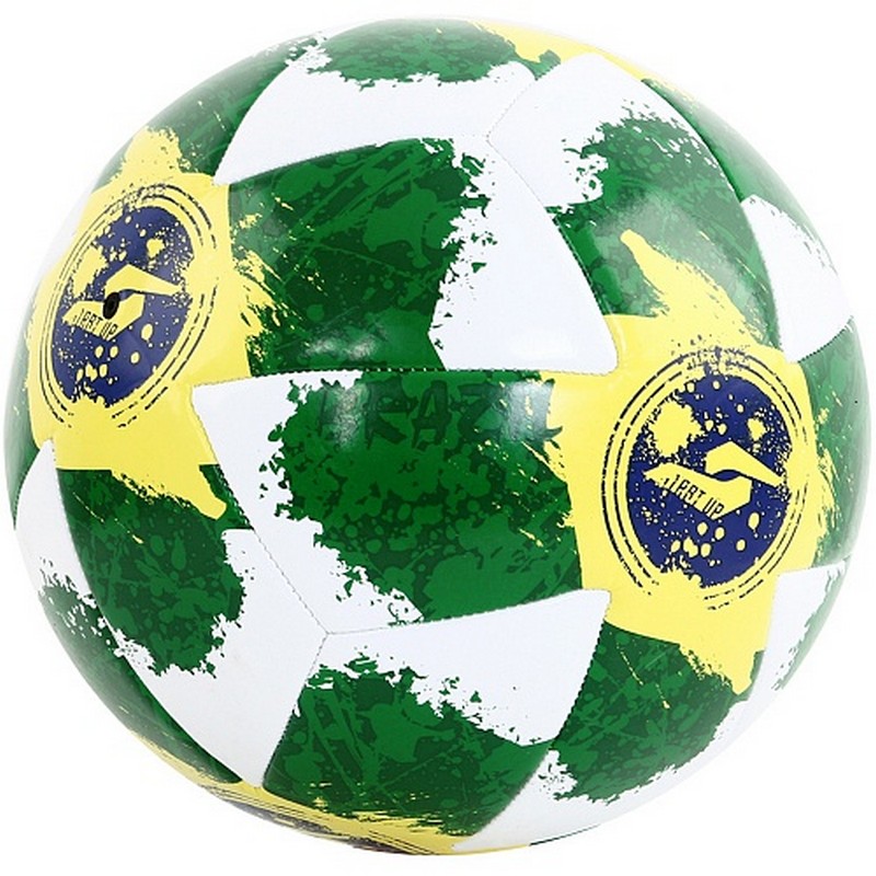 Мяч футбольный для отдыха Start Up E5127 Brazil р.5 800_800
