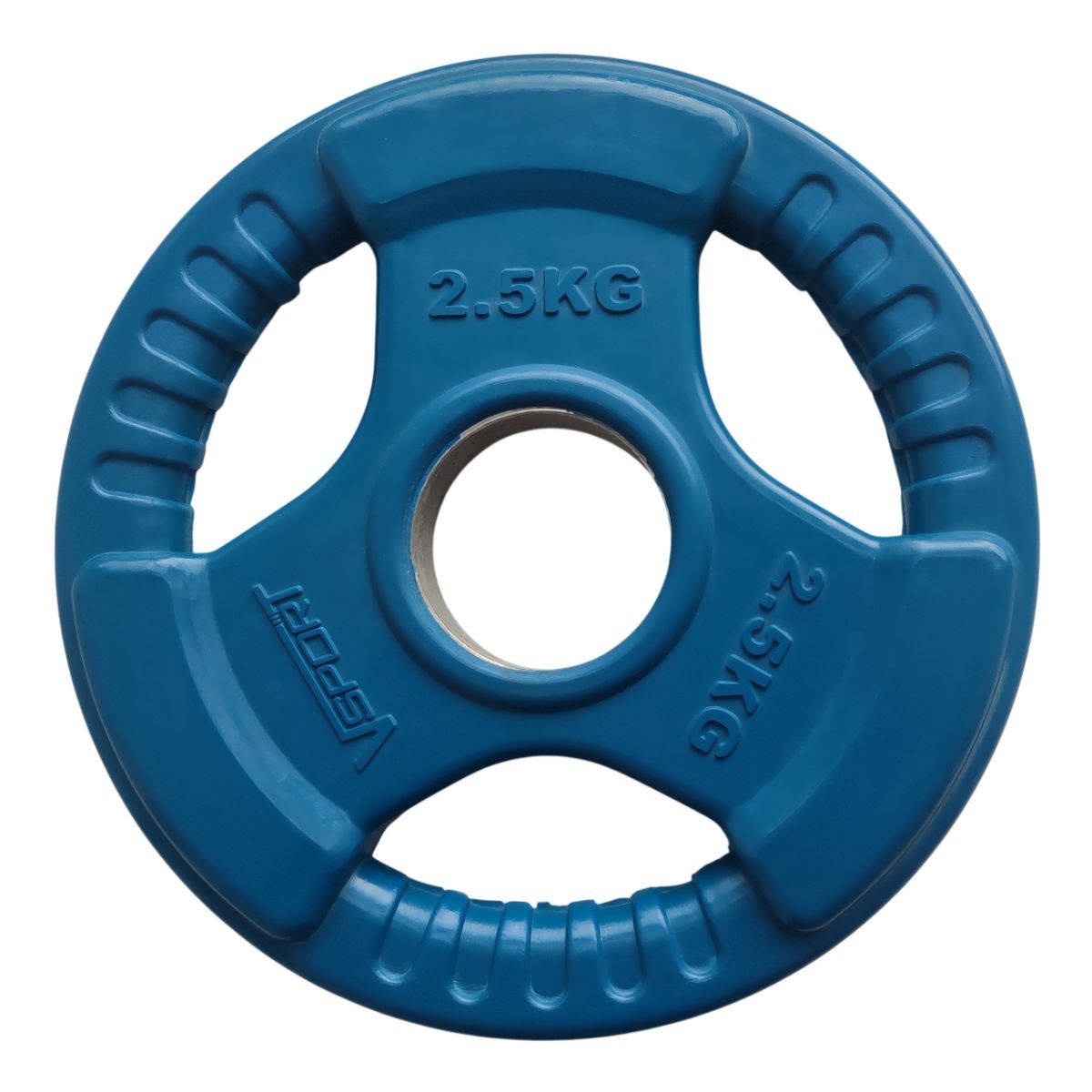 Диск Олимпийский 2,5кг, обрезиненный цветной с ручками V-Sport LC-2.5 1200_1200