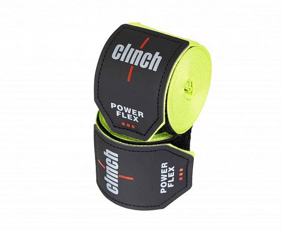 Бинты боксерские 350см Clinch Boxing Hand Wrap Power Flex C239 ярко-зеленый 976_800