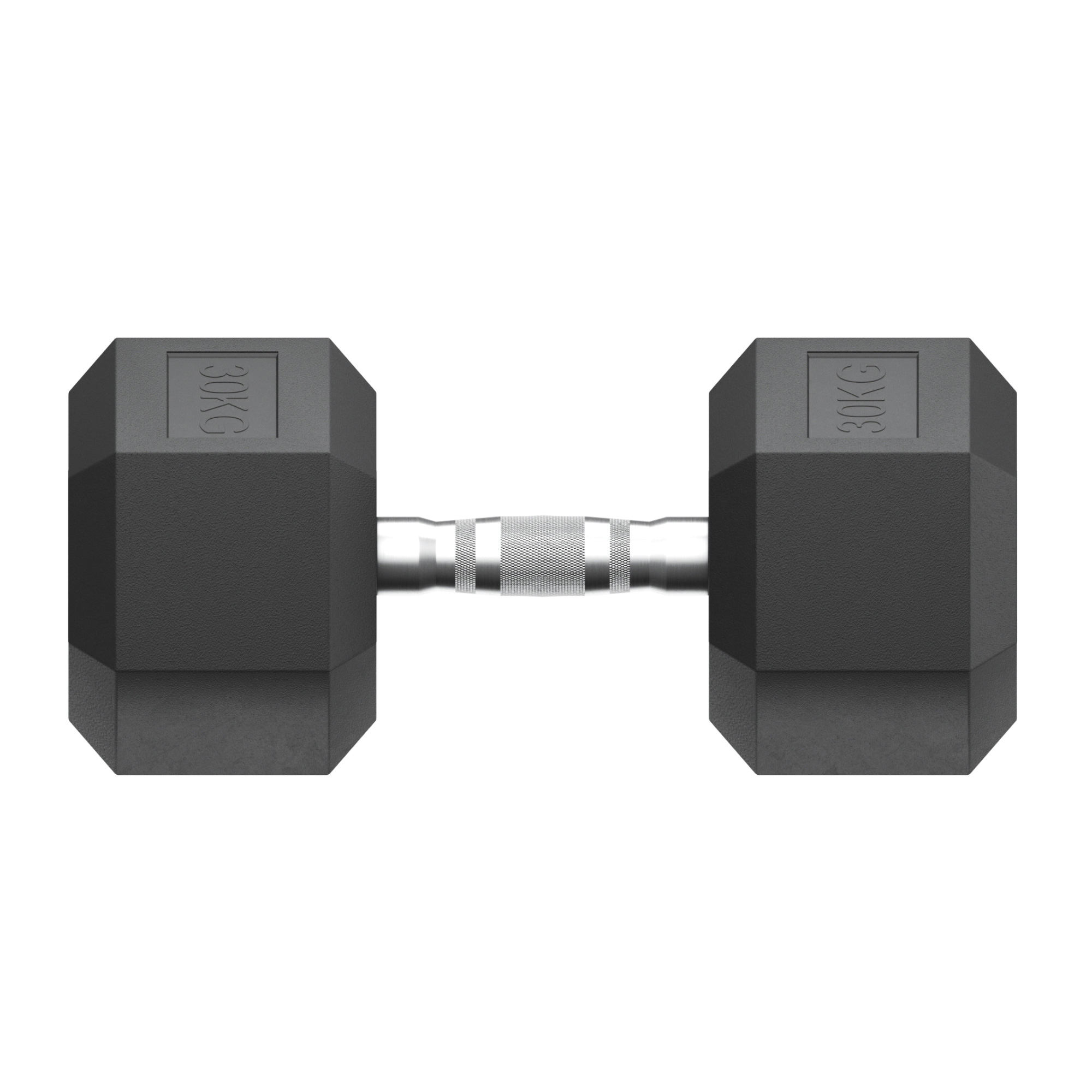 Гантель гексагональная обрезиненная 30 кг UnixFit DBHEX30x2 2 шт 2000_2000
