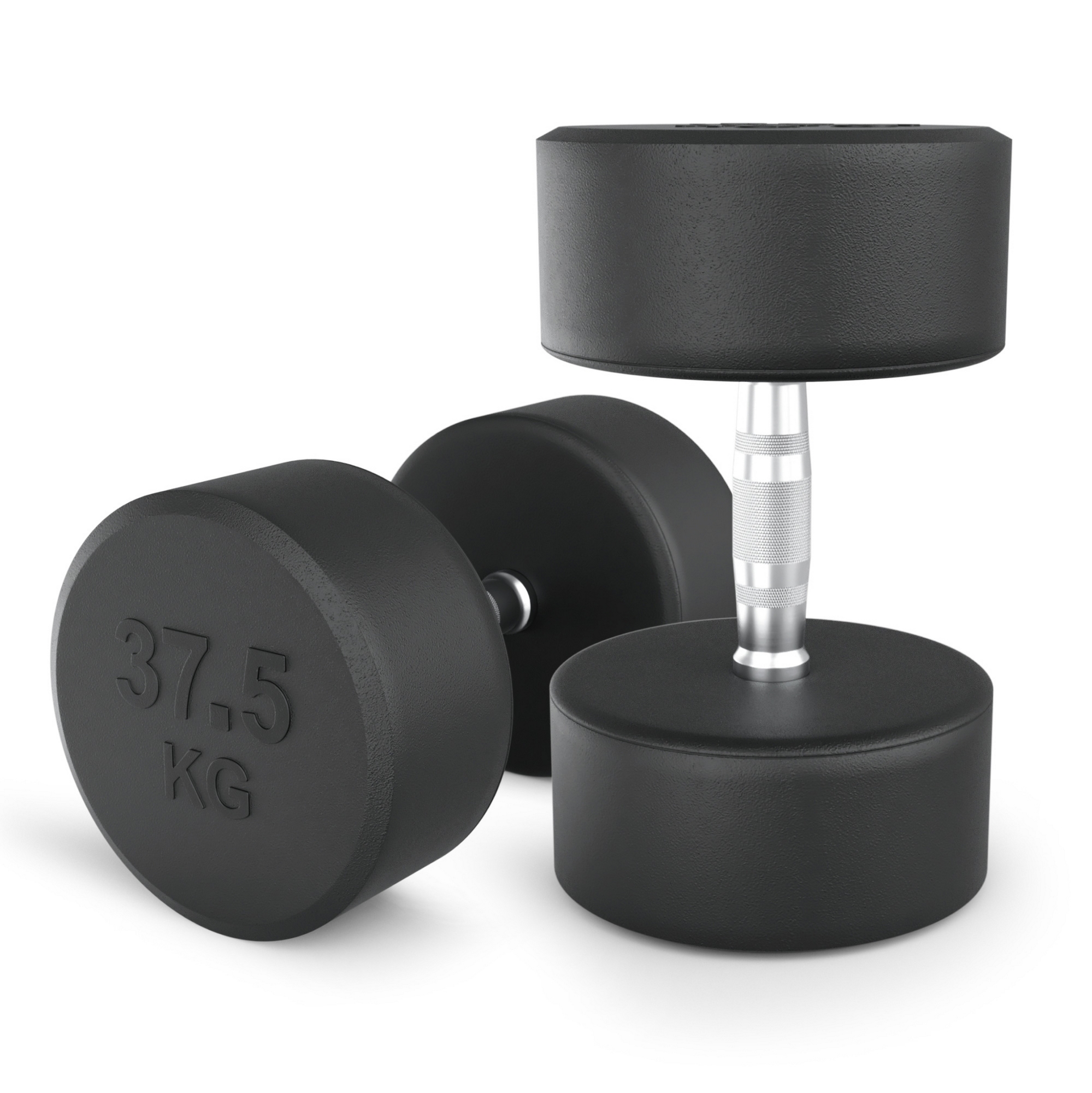 Гантель круглая обрезиненная 37.5 кг UnixFit PRO DBRND37_5PBKx2 2 шт 1999_2000
