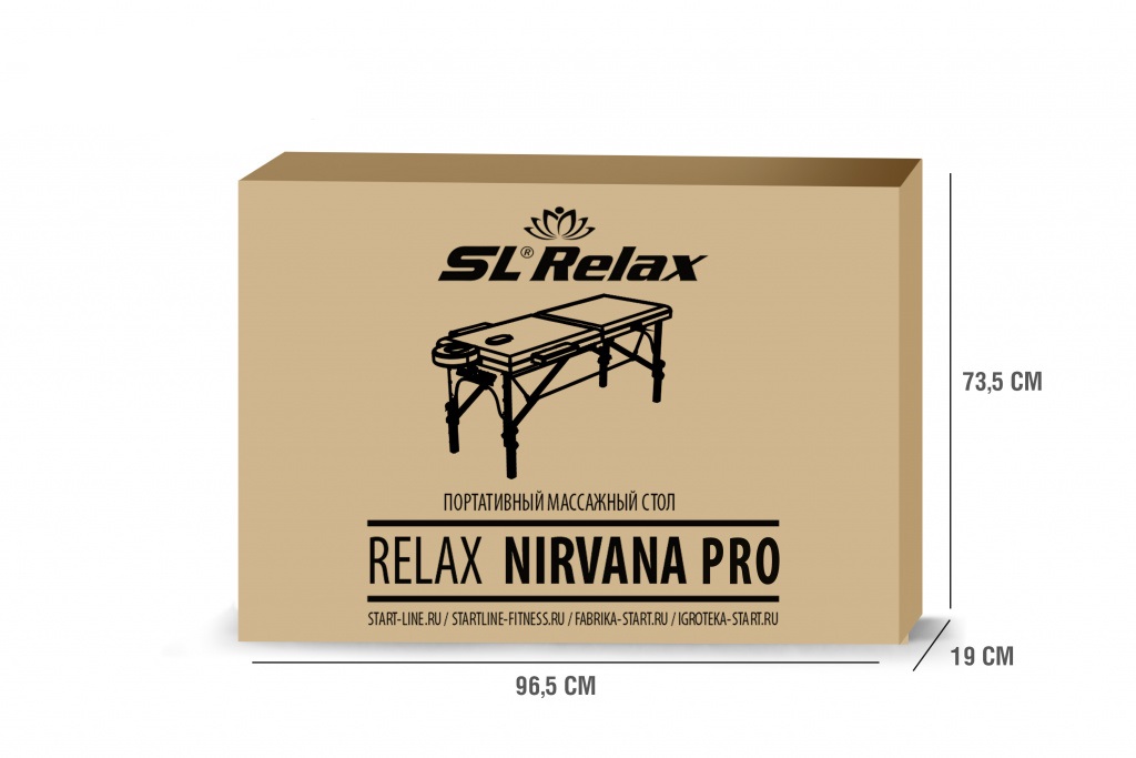 Массажный стол Start Line Relax Nirvana Pro (Beige) SLR-14 1024_683